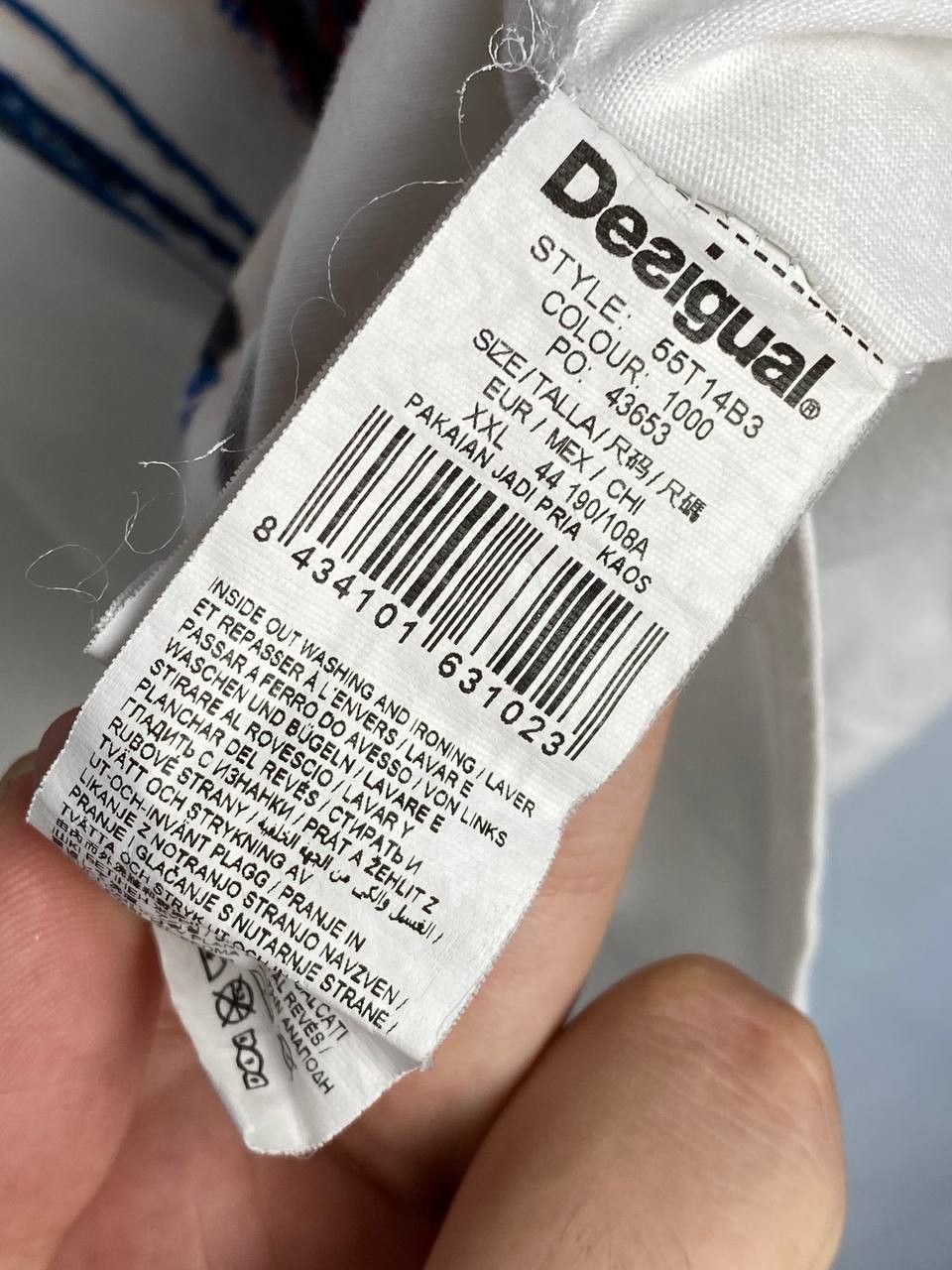 Desigual × Japanese Brand Desigual T Shirt Tee Overprint Abstract Print Short Sleeve Size US XL / EU 56 / 4 - 8 Thumbnail