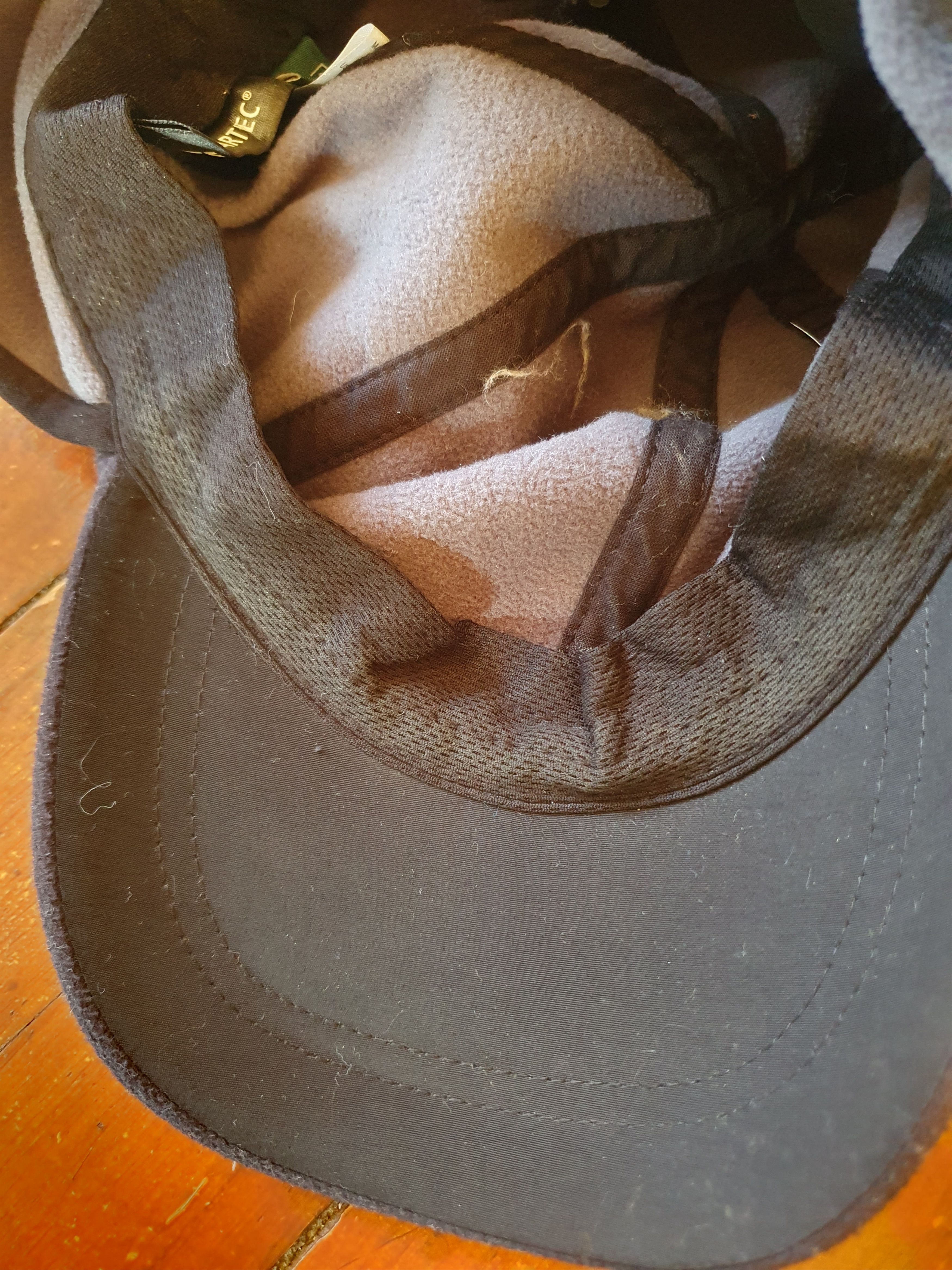 L.L. Bean L.L. Bean Ear Flap Hat Polartec Cap Fleece Strap Back Hat Size ONE SIZE - 12 Thumbnail