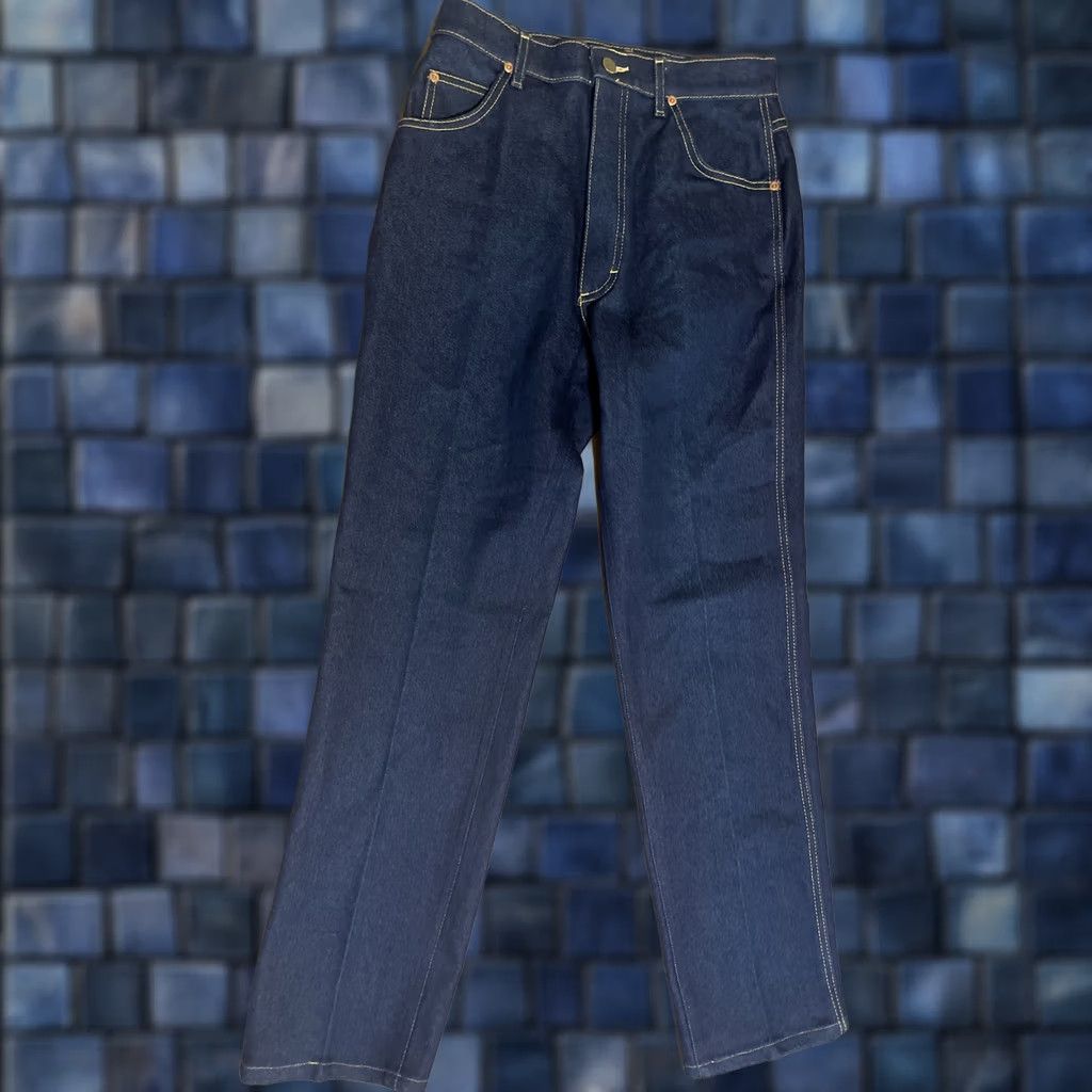 Lee VINTAGE Lee Riders Women’s Jeans 12 High Rise Mom 5-Pocket Denim USA Blue Distressed No Size 34" / US 12 / IT 48 - 1 Thumbnail