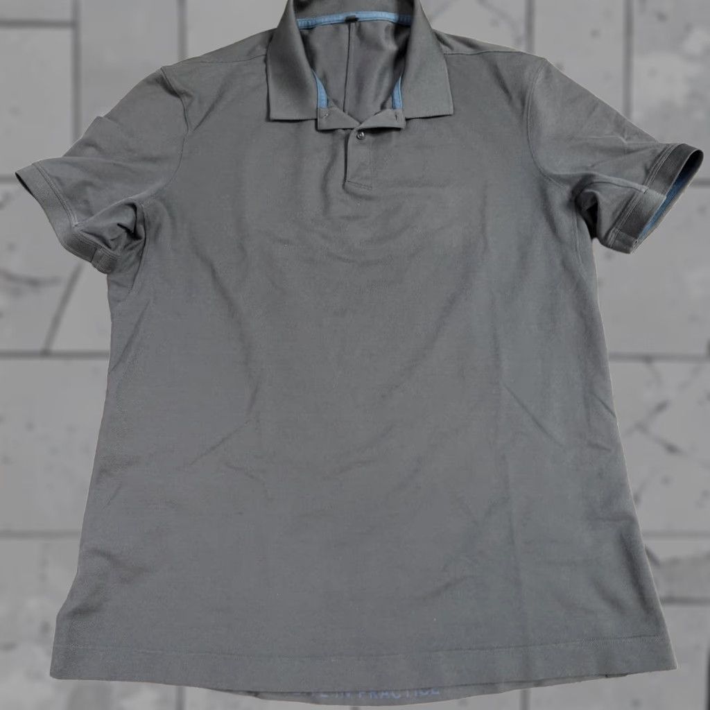 Lululemon Lululemon Evolution Polo Shirt M Gray Short Sleeve Polo Mens"} Size US M / EU 48-50 / 2 - 1 Thumbnail