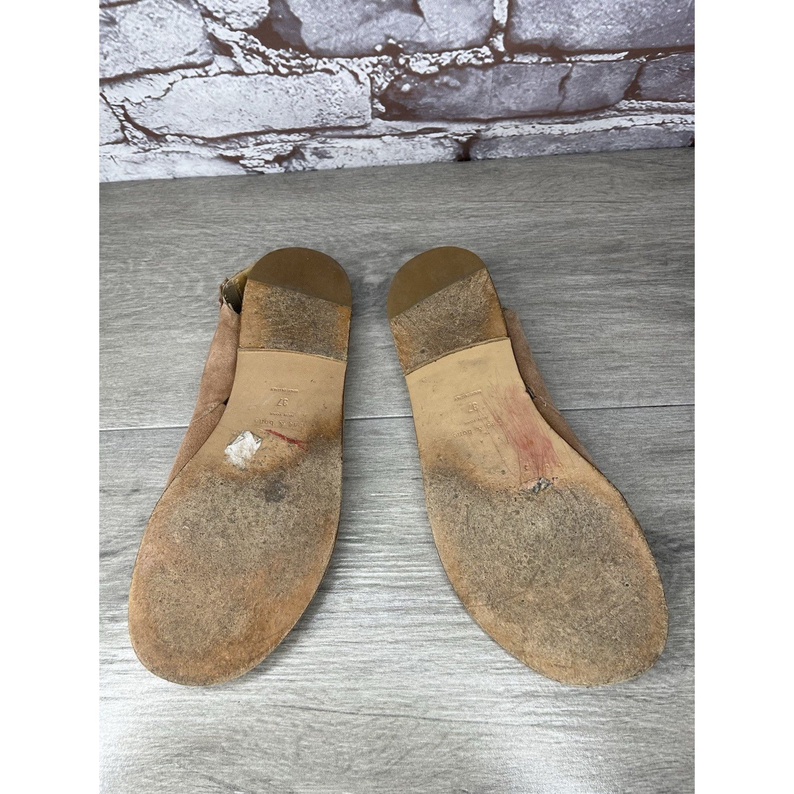 Rag & Bone Rag & Bone Pink Salmon Suede Leather Strap Flats Sandals Wom Size US 6.5 / IT 36.5 - 6 Thumbnail