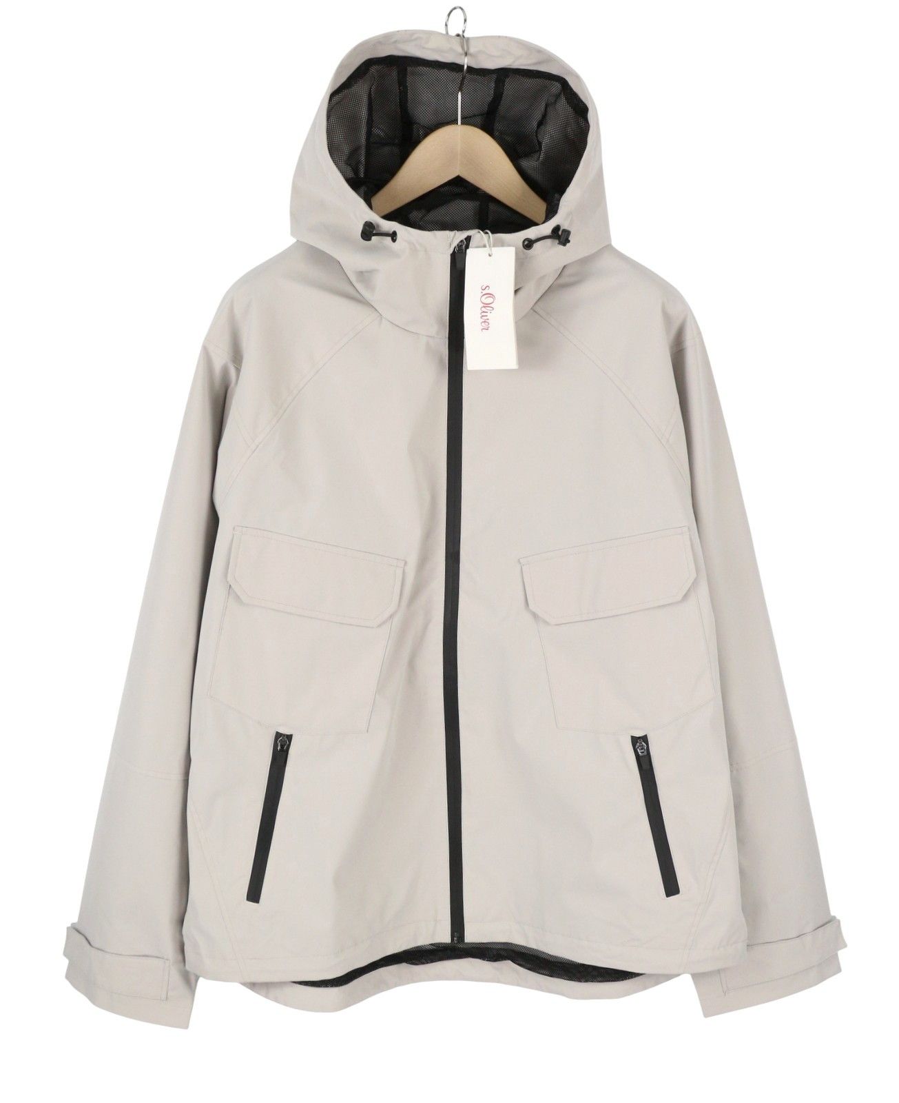 s.Oliver 2XL Light Grey Mesh Lined Hooded Full Zip 88014 Size US XXL / EU 58 / 5 - 1 Thumbnail