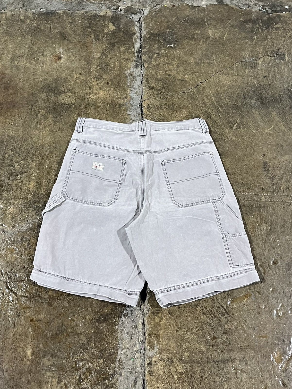 Carhartt × Old Navy × Vintage Crazy Y2K Old Navy Carpenter Shorts Carhartt Style Skater Size US 34 / EU 50 - 1 Thumbnail