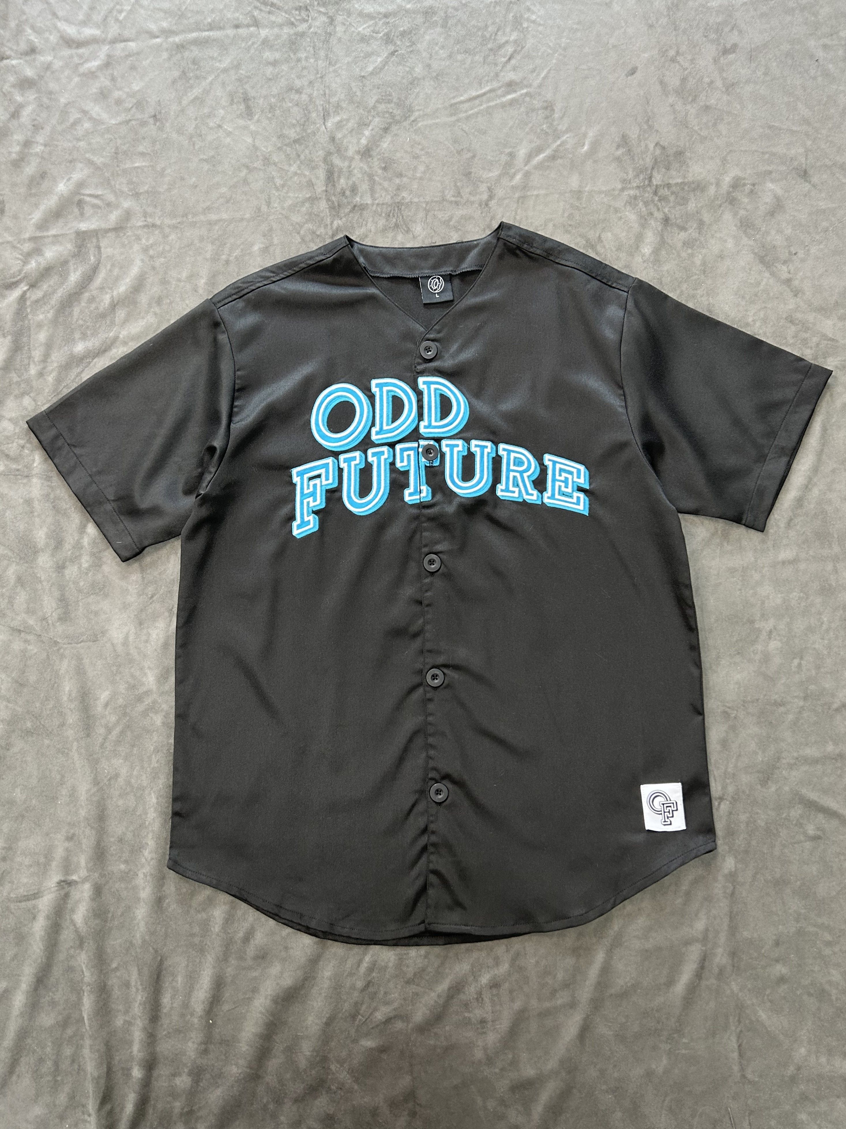 Odd Future Rare Odd Future Black Botton Up Baseball Jersey Large Size US L / EU 52-54 / 3 - 1 Thumbnail