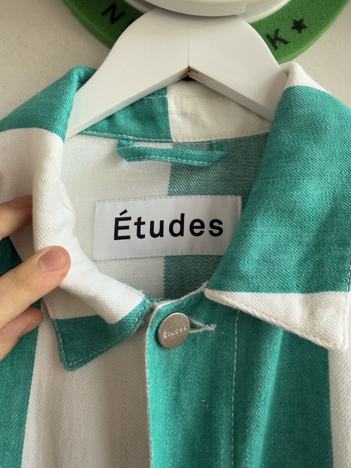 Etudes Etudes Stipe Vertige Linen Denim Jacket Size US M / EU 48-50 / 2 - 3 Thumbnail