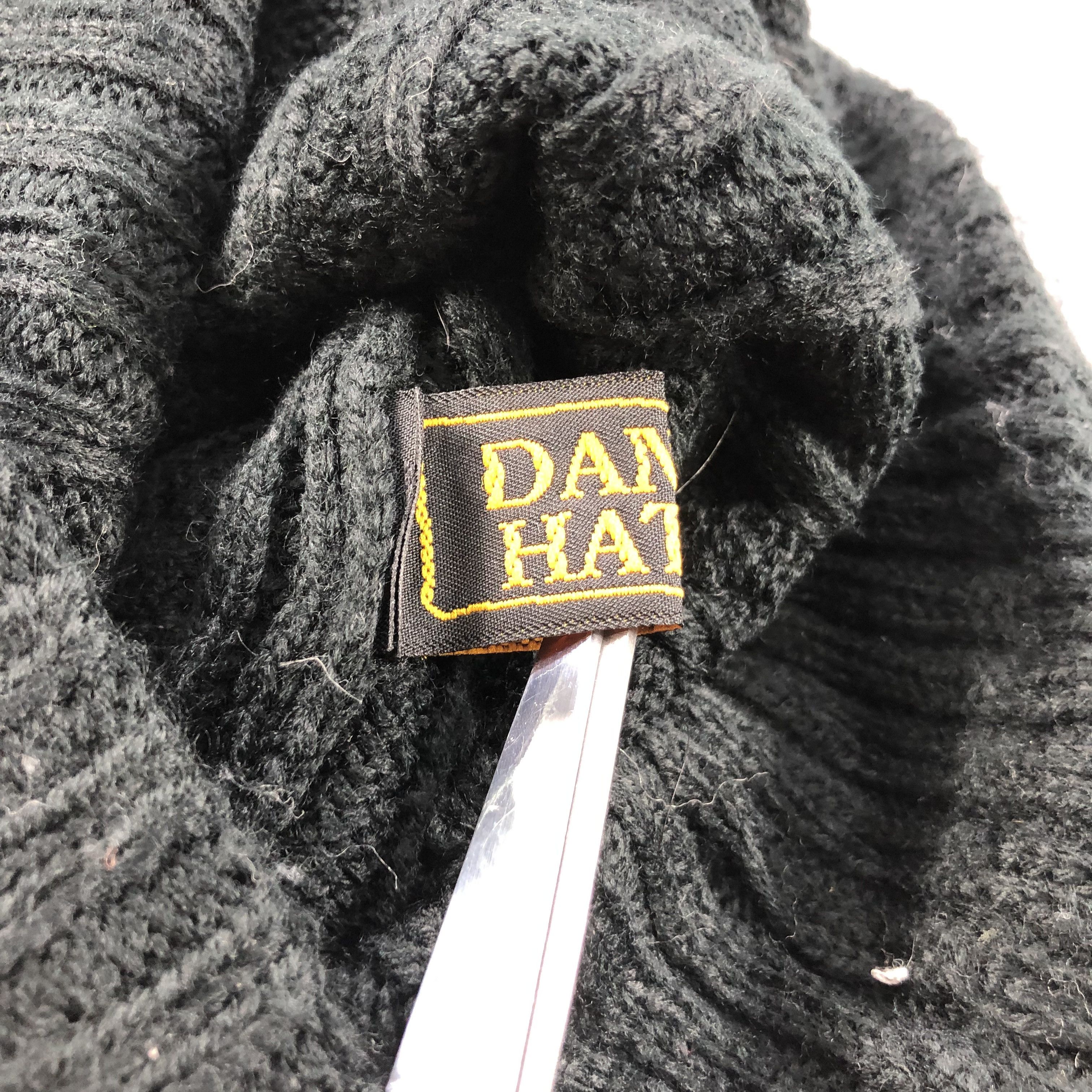 Vintage Danny's Hatter Cable Knit Beanie Snowcap Snow Hat B56 Size ONE SIZE - 4 Thumbnail