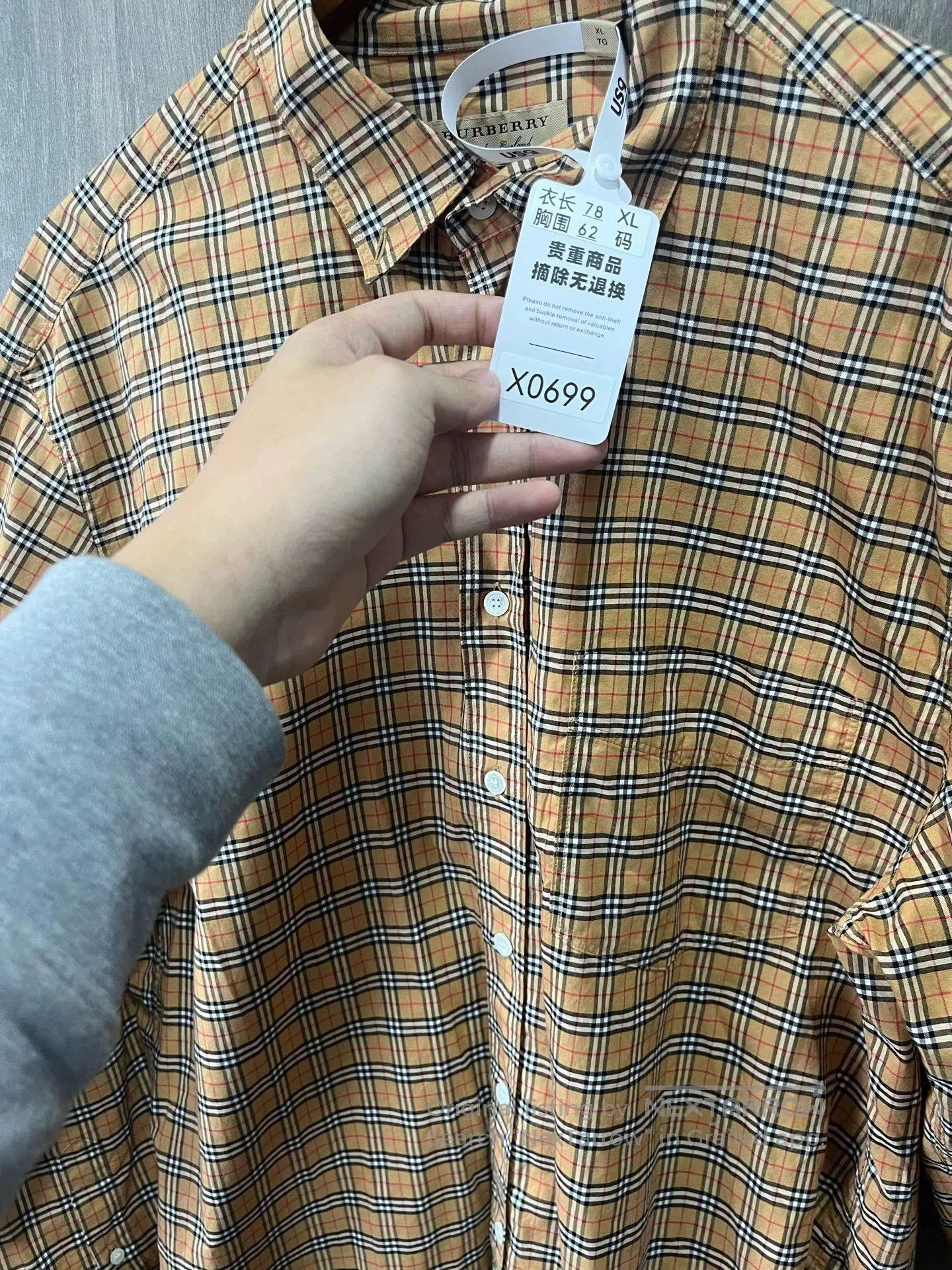 Burberry Burberry Check Shirt Size XL. Size US XL / EU 56 / 4 - 5 Thumbnail