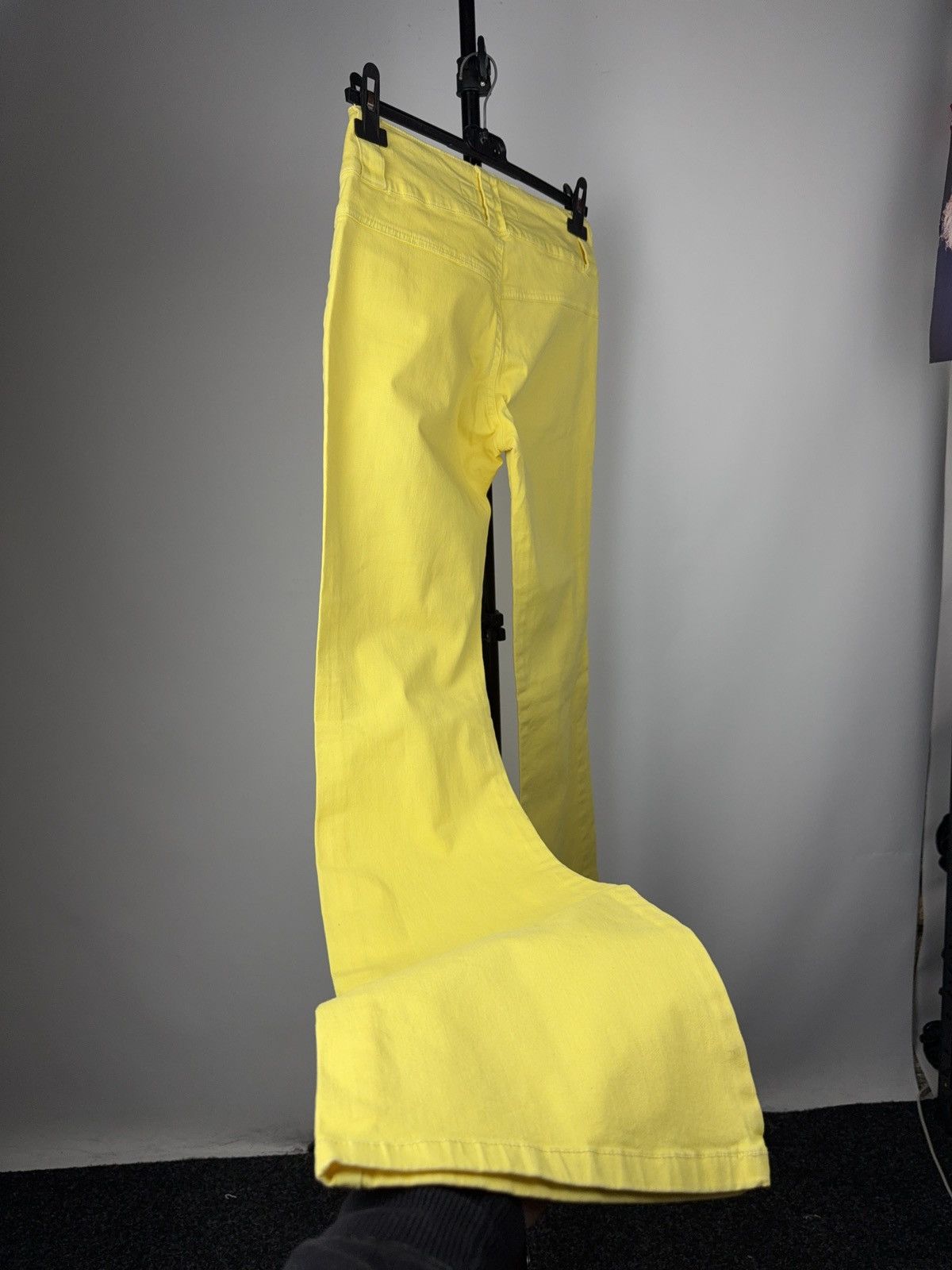 Japanese Brand Vntg 00s Fishbone Avant Garde Sk8 Y2K Flare Low Rise Pants Size 28" / US 6 / IT 42 - 11 Thumbnail