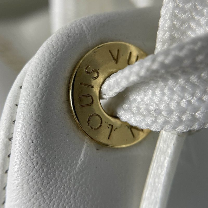 Louis Vuitton Louis Vuitton White Low-Top Fashion Sneakers -2505 Size US 8 / IT 38 - 9 Thumbnail