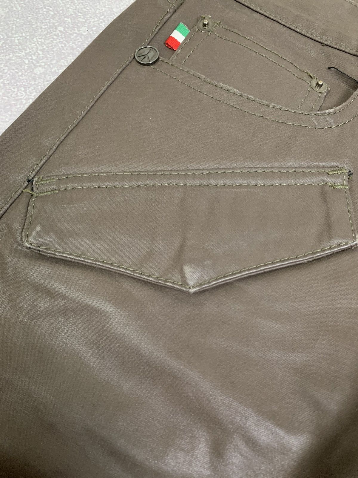 Moschino Moschino Archive Y2K Coated Pants Levi’s Engineered Vibe Size US 31 - 14 Thumbnail