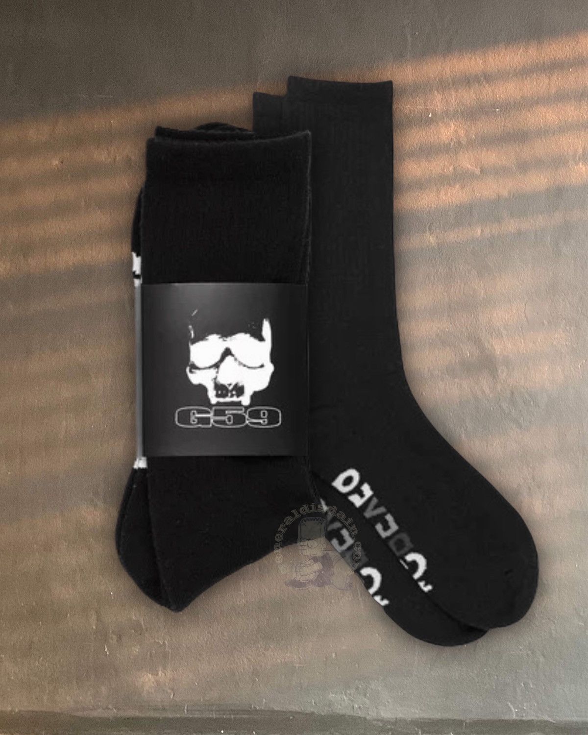 G59 Records $uicideboy$ G59 monochrome socks suicideboys greyday staff Size ONE SIZE - 1 Thumbnail