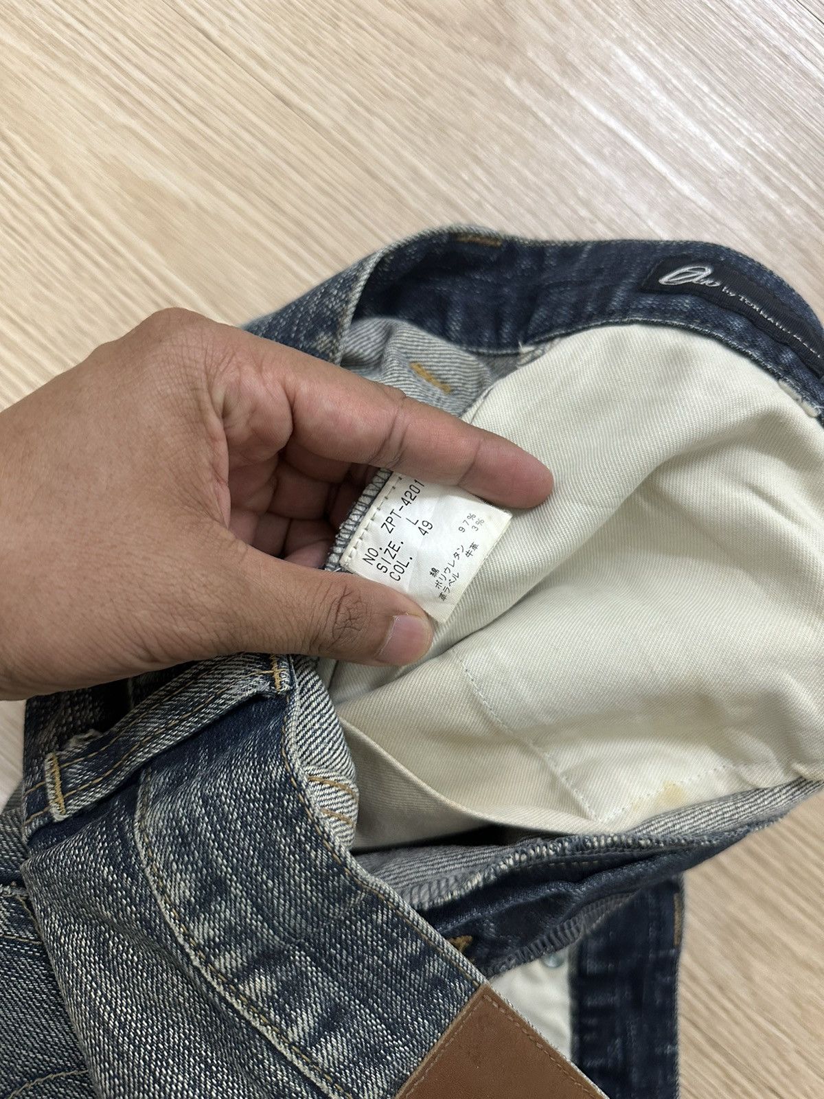 Japanese Brand Zero by Tornado Mart Japan Wash Distressed Punk Style Jeans Size US 34 / EU 50 - 8 Thumbnail