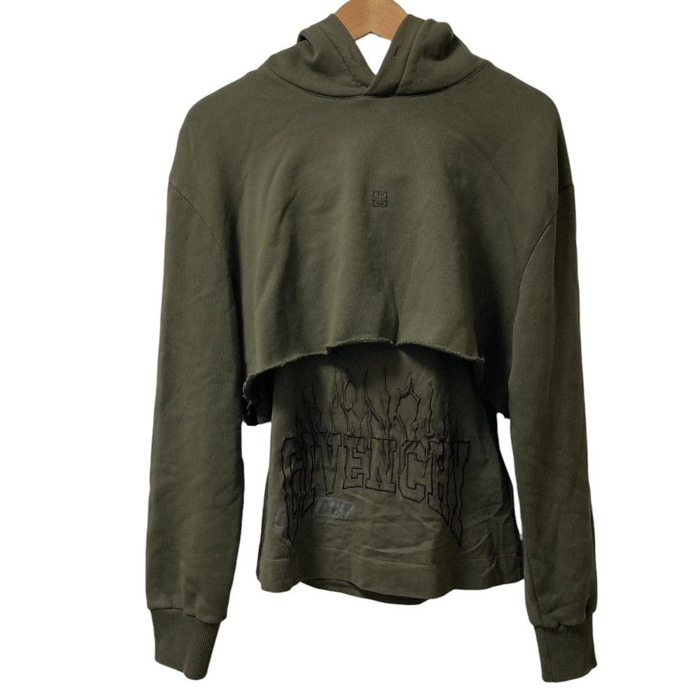 Givenchy Givenchy Embroidered Logo Graphic Cotton Sweatshirt Cotton Sweatshirts & Hoodies BWJ03K3ZBJ DUTY FREE for USA