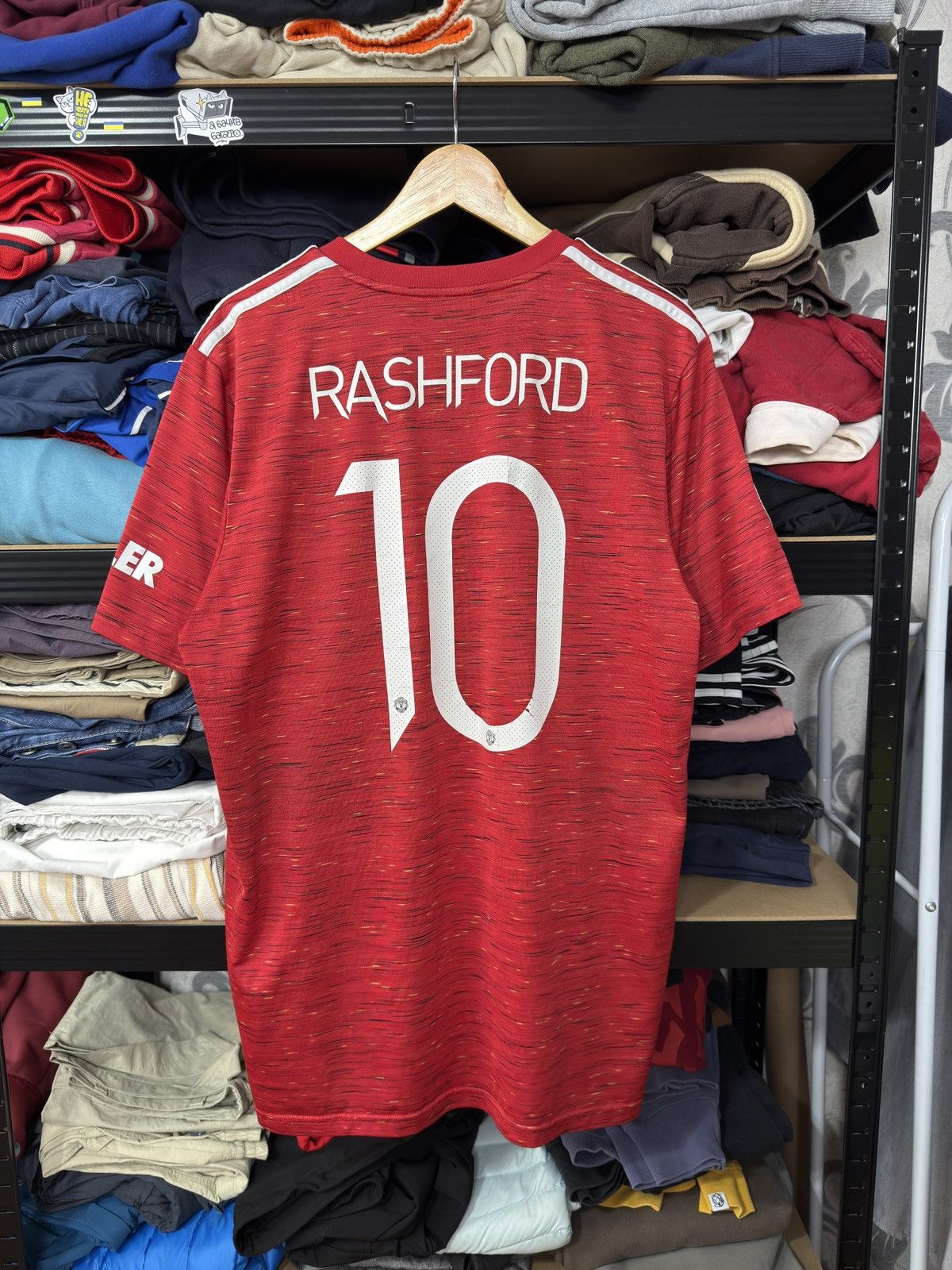 Adidas ADIDAS MANCHESTER UNITED RASHFORD #10 FOOTBALL SHIRT JERSEY Size US XL / EU 56 / 4 - 14 Thumbnail