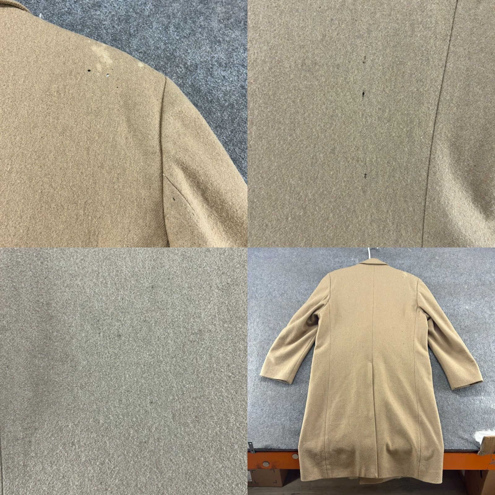 Vintage VINTAGE Sergio Valente Coat Men 44 Brown Tan Long Wool Overcoat solid 80s Size US S / EU 44-46 / 1 - 9 Thumbnail