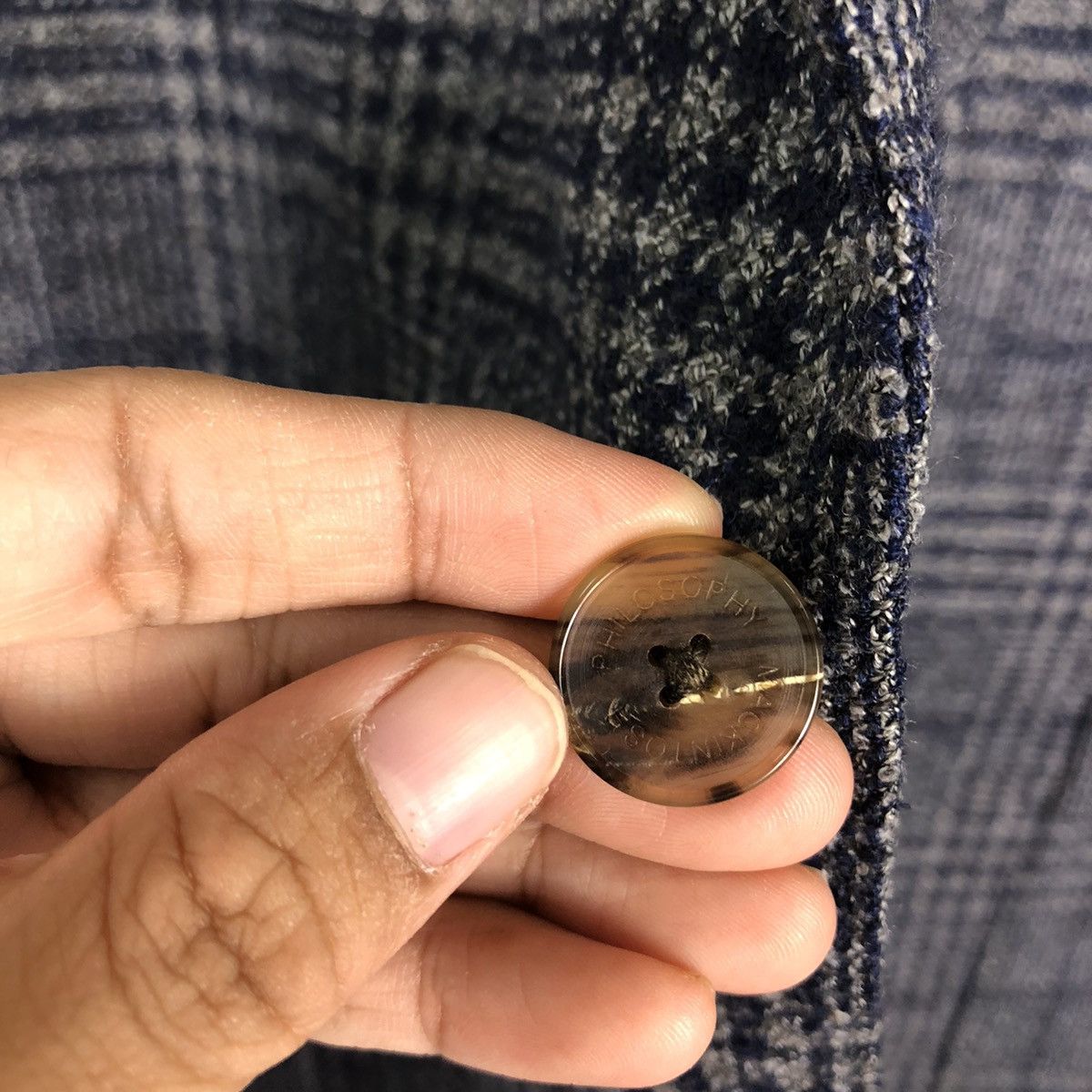 Japanese Brand 🔥Vintage Wool Jacket Mackintosh Philosophy Tartan Design Size US M / EU 48-50 / 2 - 16 Thumbnail