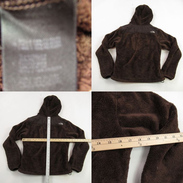 The North Face Jacket Womens Small Brown Fleece Full Zip Long