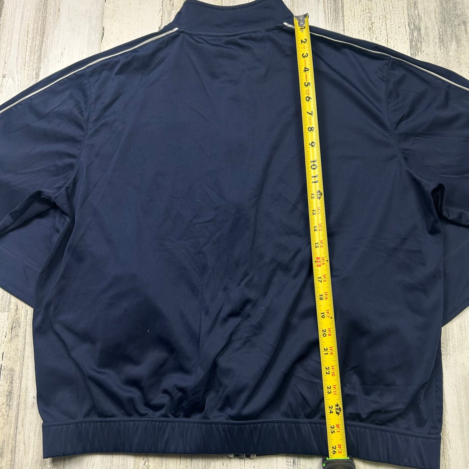 Nike Nike Track Jacket Striped Men's Activewear Zip-Up Blue Size US L / EU 52-54 / 3 - 7 Thumbnail