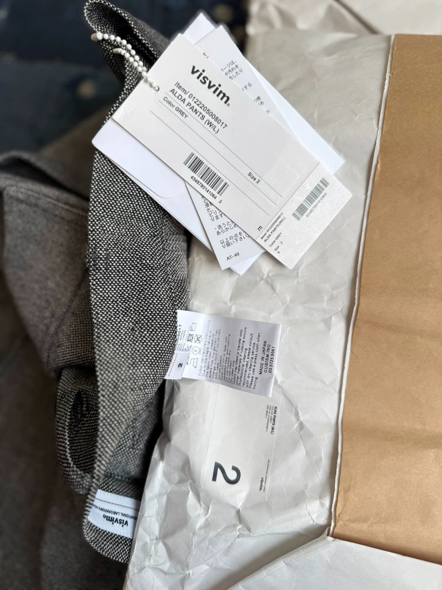 Visvim VISVIM 22AW ALDA Pants W/L Grey Size 2 New w/ Tags Size US 32 / EU 48 - 9 Thumbnail