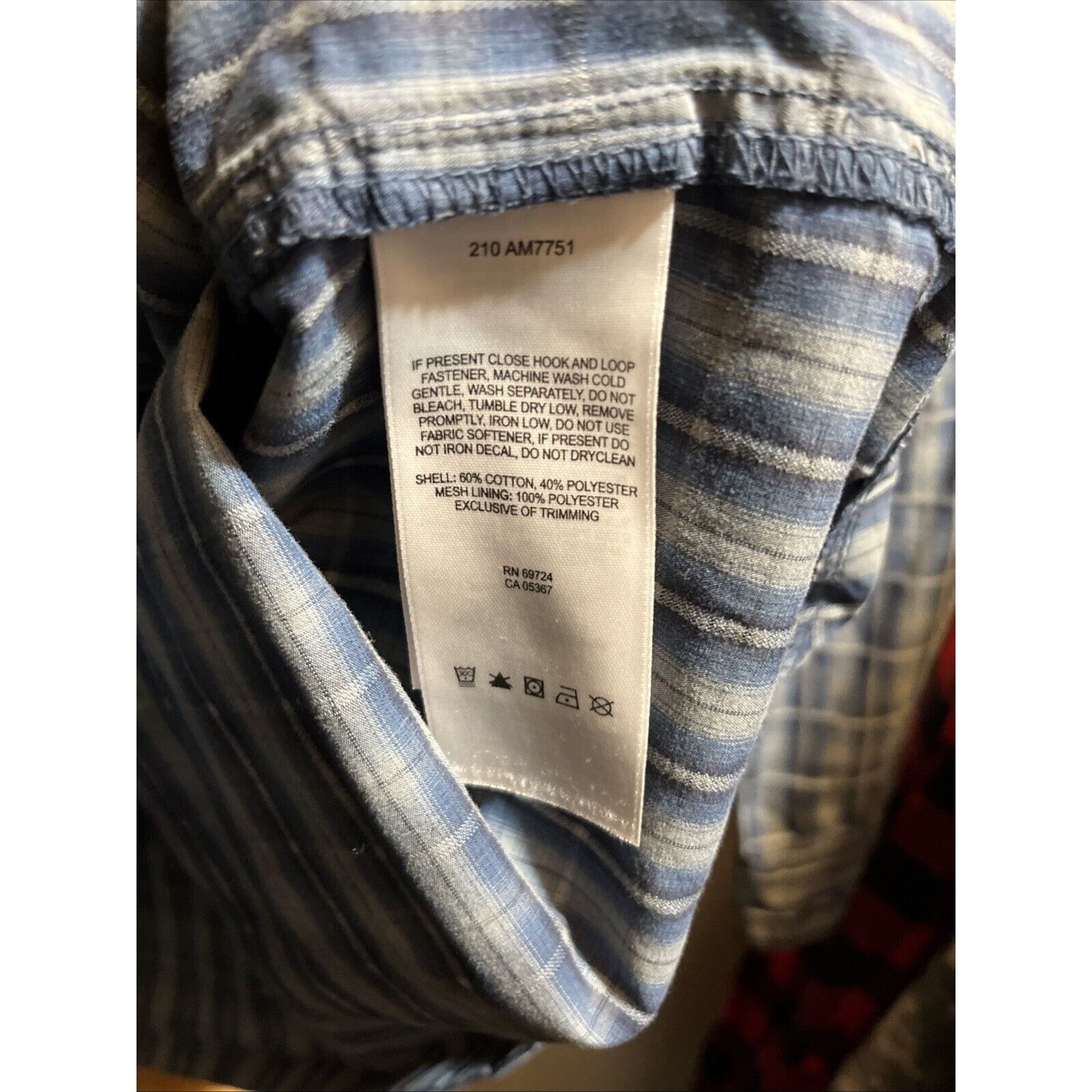 The North Face The North Face Men’s Shirt L Blue Plaid Button Up Hiking LS Size US L / EU 52-54 / 3 - 4 Thumbnail