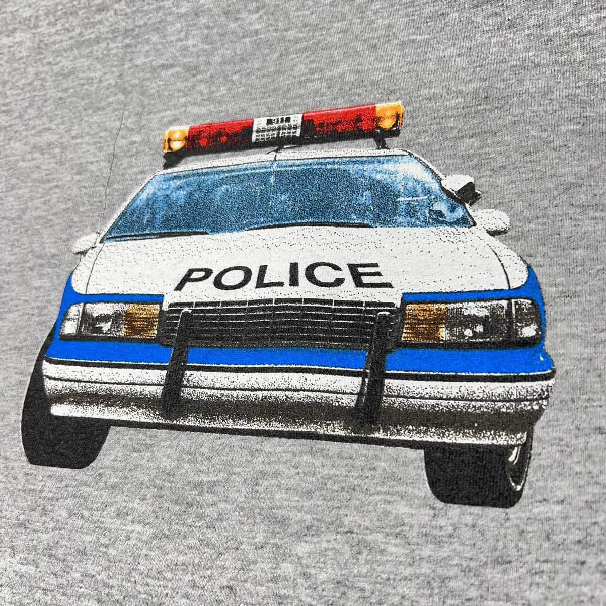 Anvil × Vintage VTG Police Car Tee Shirt Anvil Single Stitch Double Sided Size US L / EU 52-54 / 3 - 4 Thumbnail