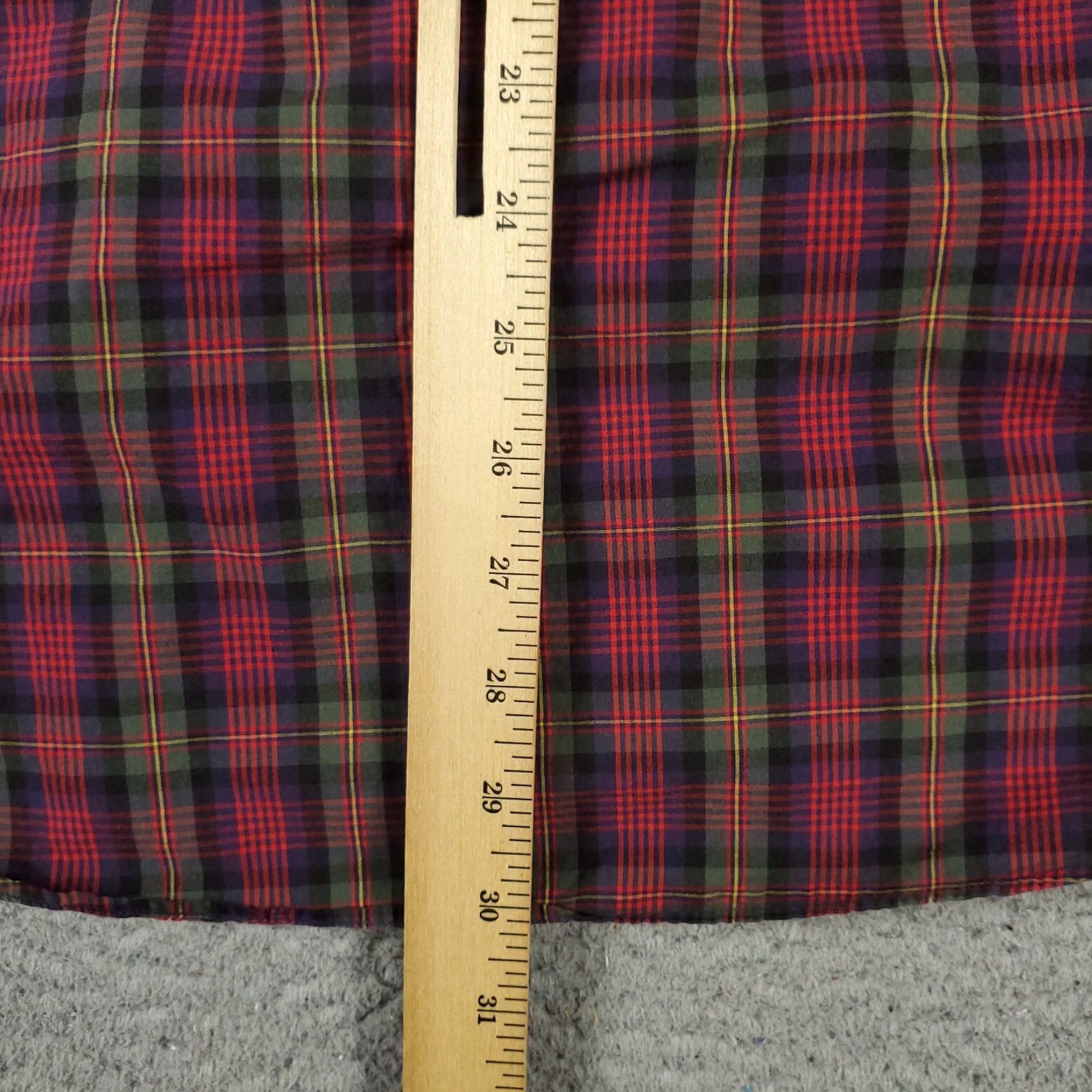 Ralph Lauren VINTAGE Ralph Lauren Shirt Mens Small Casual Button-Up Long Sleeve Red Plaid Cotton Size US S / EU 44-46 / 1 - 5 Thumbnail
