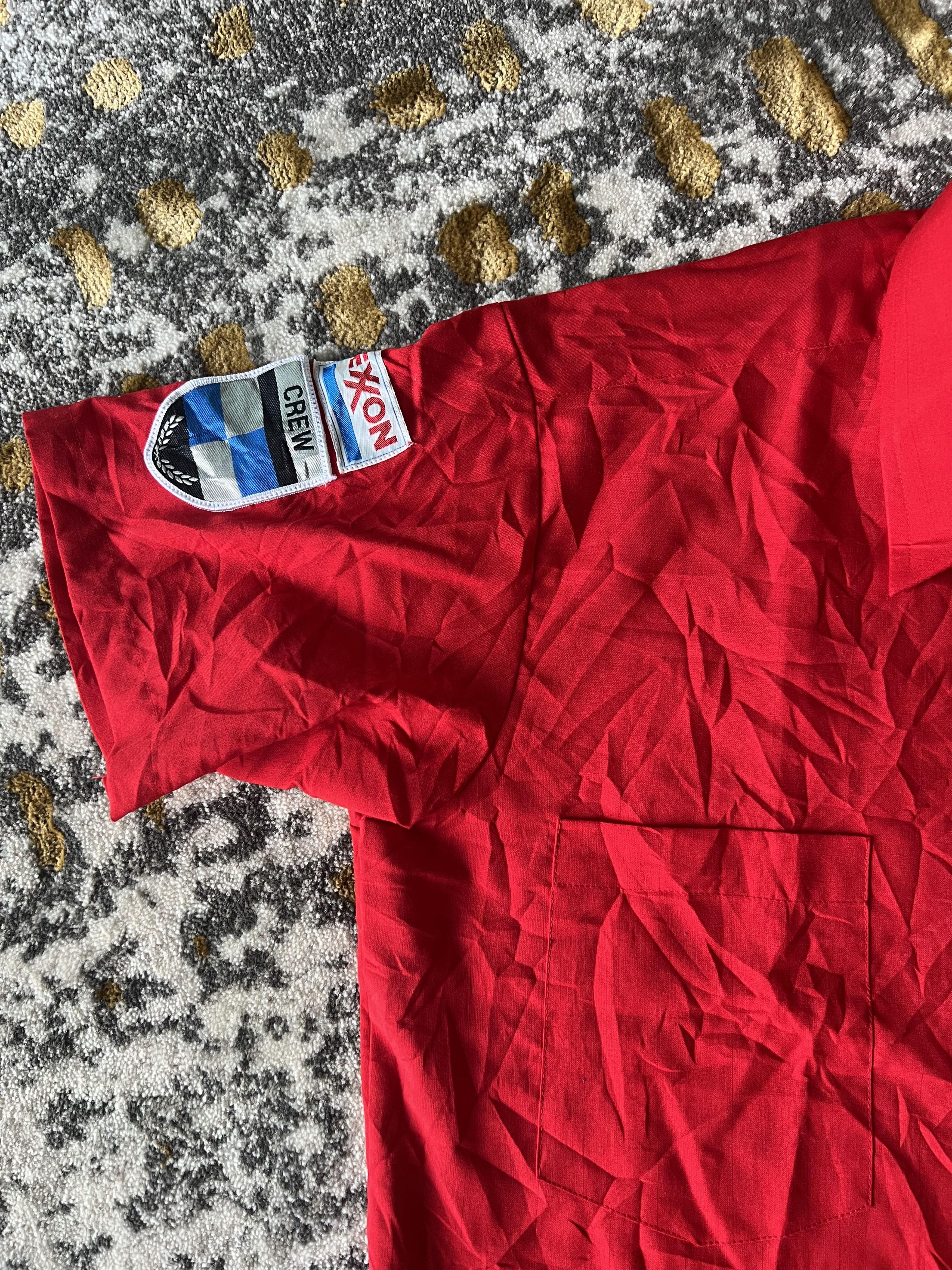 Japanese Brand × Vintage Vintage Esso Exxon Crew Staff workers shirts Size US L / EU 52-54 / 3 - 2 Thumbnail