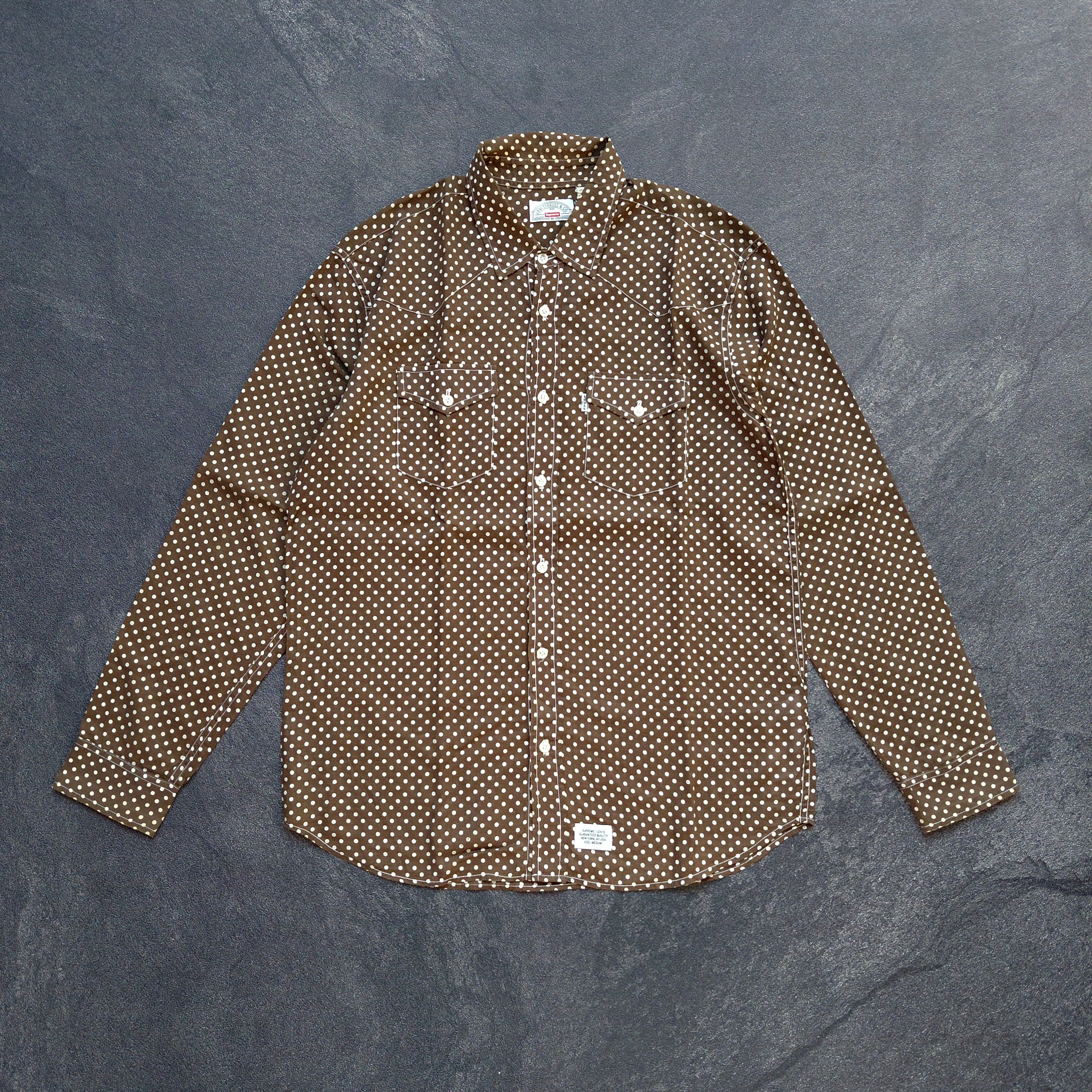 Levi's × Supreme Levis x Supreme Polkadot Shirt Size US M / EU 48-50 / 2 - 1 Thumbnail