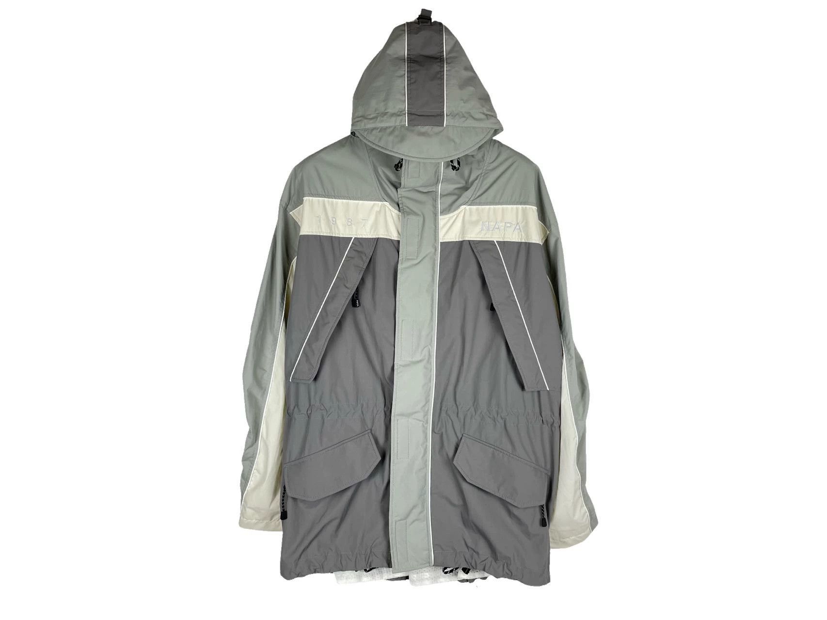 Martine Rose Napa by Martine Rose White & Gray Colorblock Jacket Size S Size US S / EU 44-46 / 1 - 1 Thumbnail