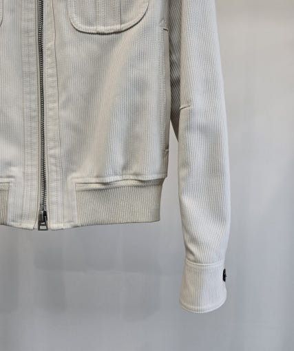 Tom Ford o1sm1stk0725 Summer Code Battle Jacket in Sand Size US L / EU 52-54 / 3 - 3 Thumbnail