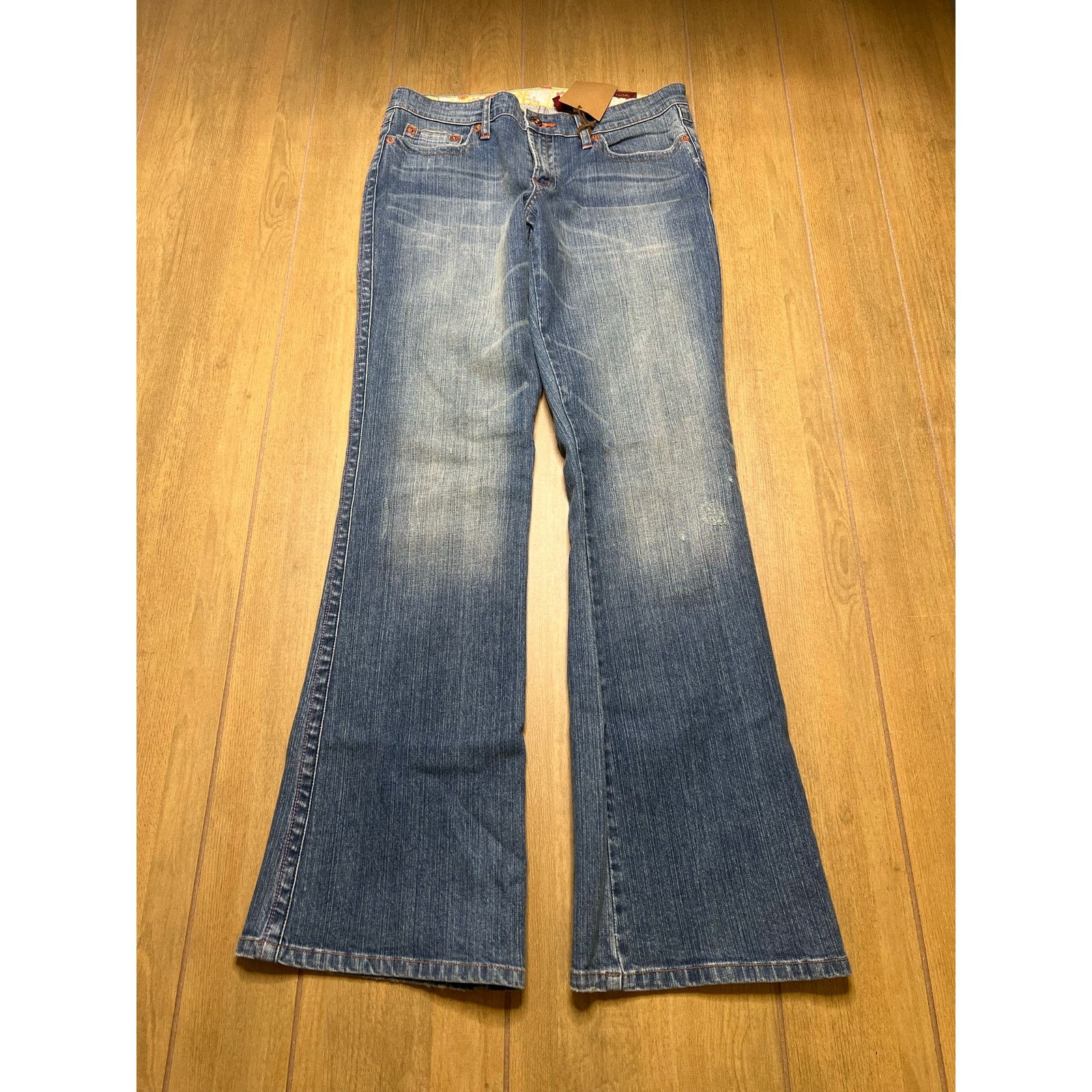 Vintage Vintage Bongo Flare Jeans Womens Size 11 Y2K Low Rise Size 31" - 2 Thumbnail