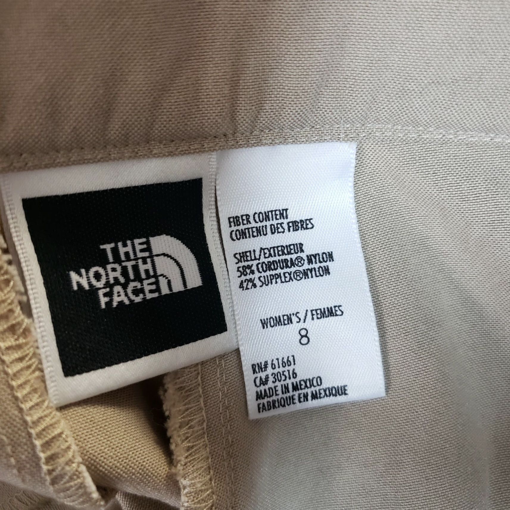 The North Face North Face Skort Womens Sz 8 Tan Nylon Wrap Front Pockets Size ONE SIZE - 4 Thumbnail