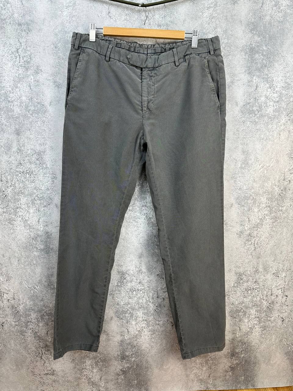 Other Santaniello Herringbone Chino Trousers Italian Casual Slim Size US 36 / EU 52 - 1 Thumbnail