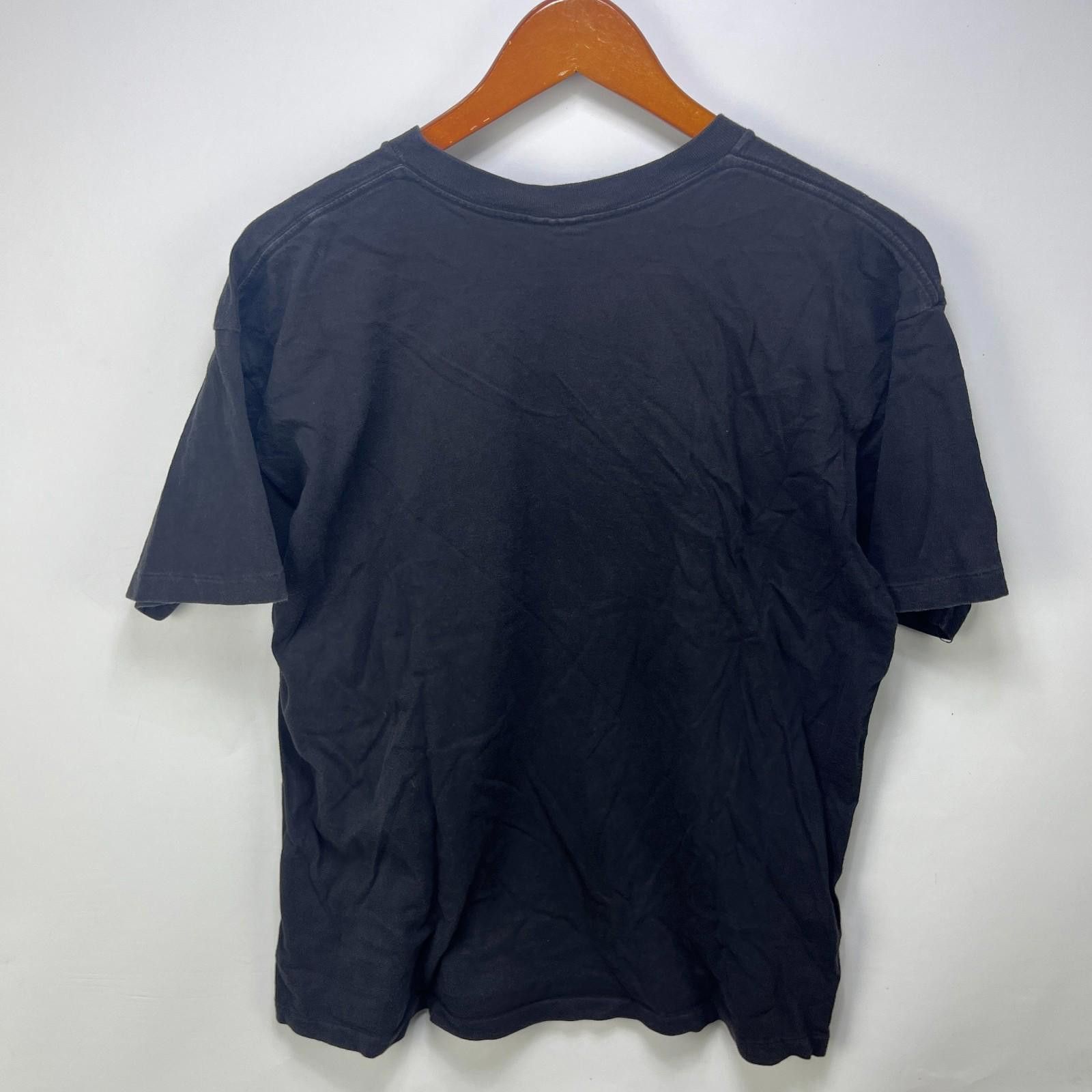 Vintage Vintage Sun Faded Blank Black Single Stitch T Shirt Large Size US L / EU 52-54 / 3 - 8 Thumbnail