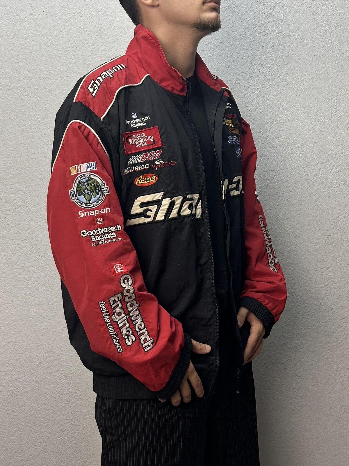 Other Vintage Jacket Red Bull Vodafone Nascar Leather Ferrari Y2K Size US XL / EU 56 / 4 - 15 Thumbnail