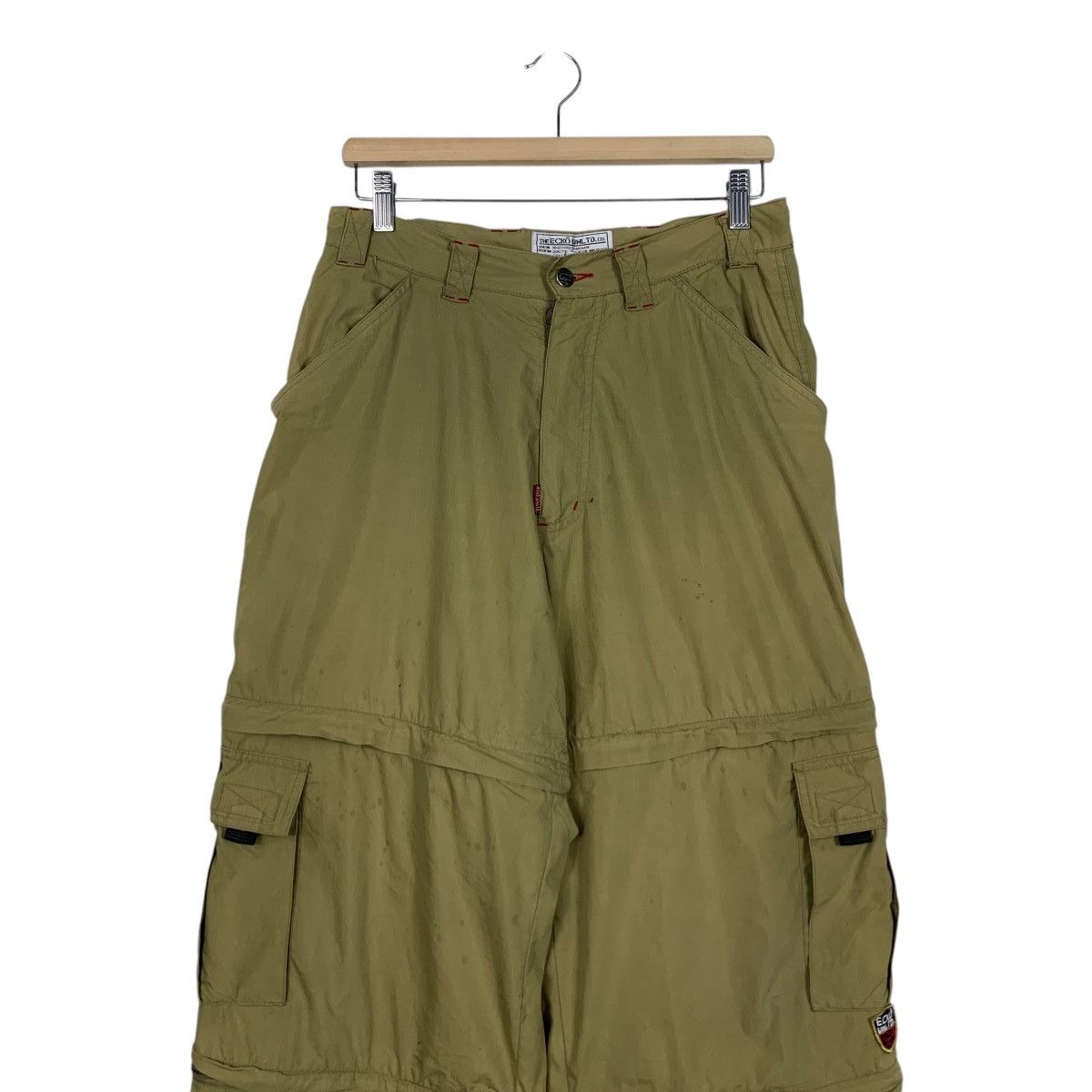 Ecko Unltd. ECKO 3 Ways Detachable Cargo Green Sweatpants #1835-C80 Size US 32 / EU 48 - 3 Thumbnail