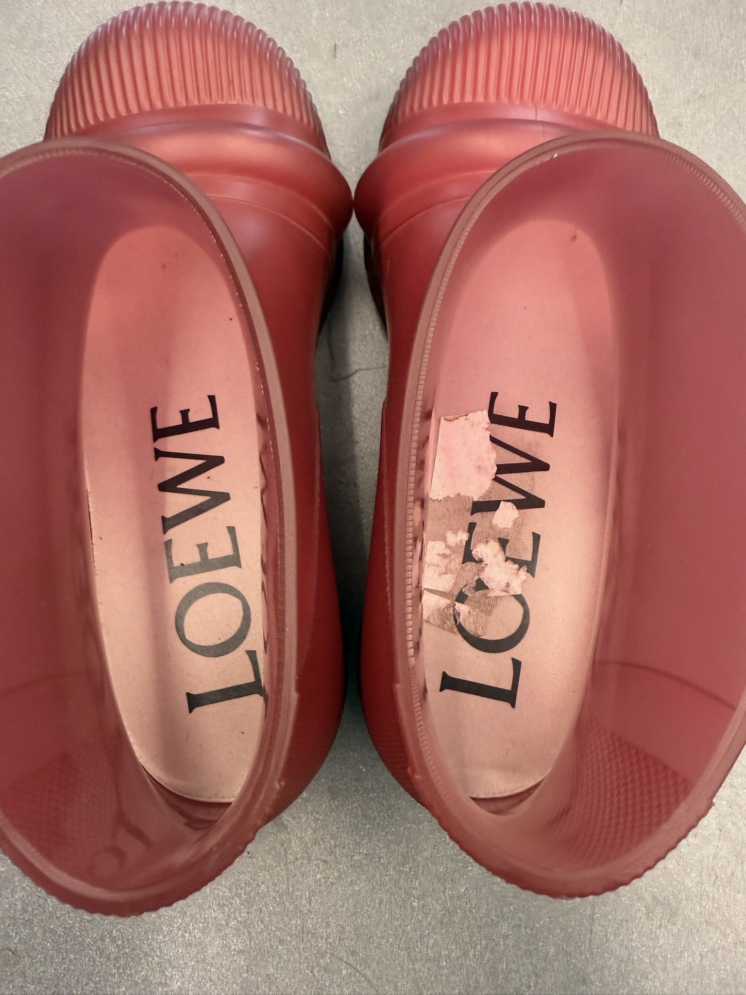 Loewe Loewe Size 43 Men's Molded Transparent Rubber Boot Size US 10 / EU 43 - 5 Thumbnail