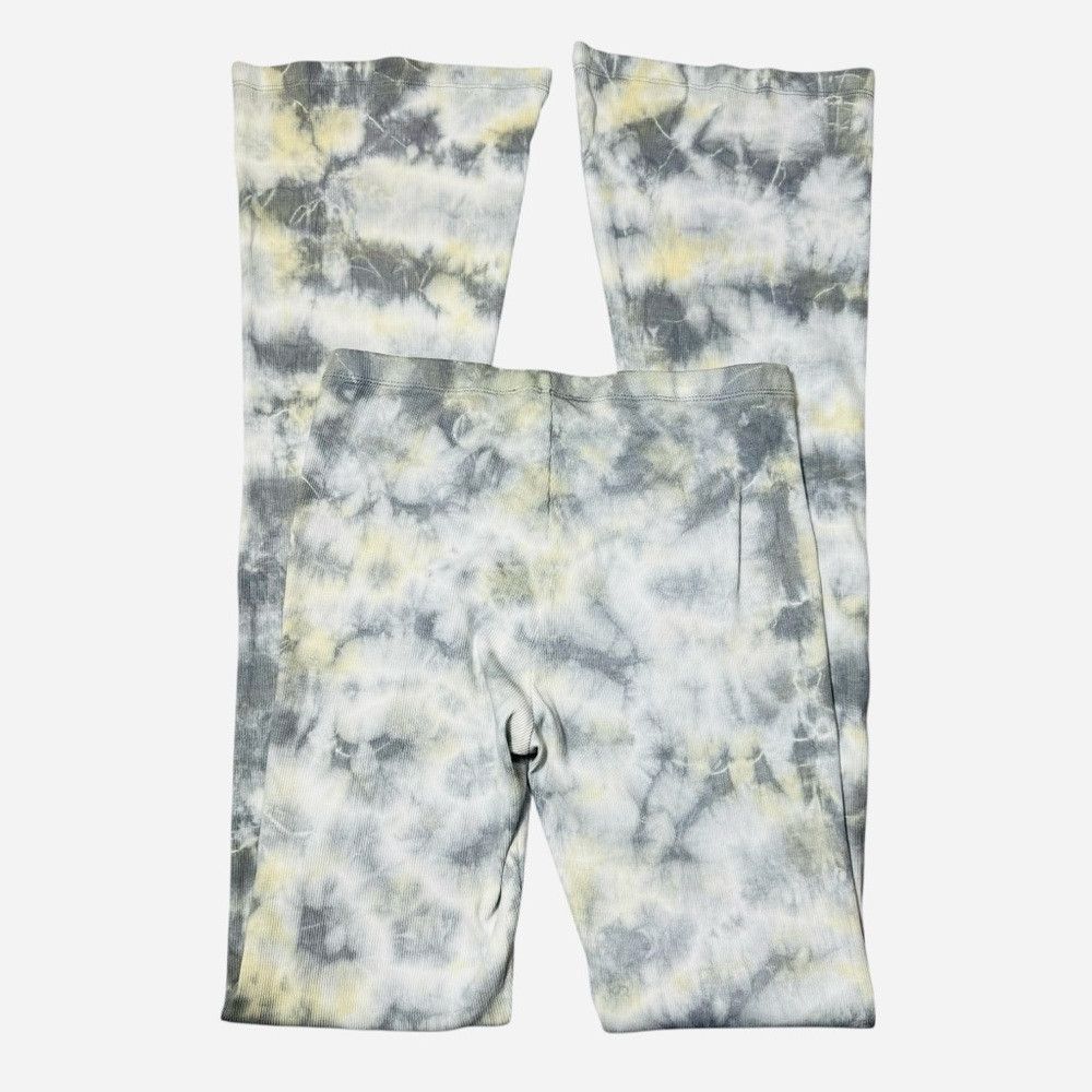 Zara NWT New ZARA Knit Tie Dye Pull On Flare Cotton Pants Size L Size 34" / US 12 / IT 48 - 3 Thumbnail