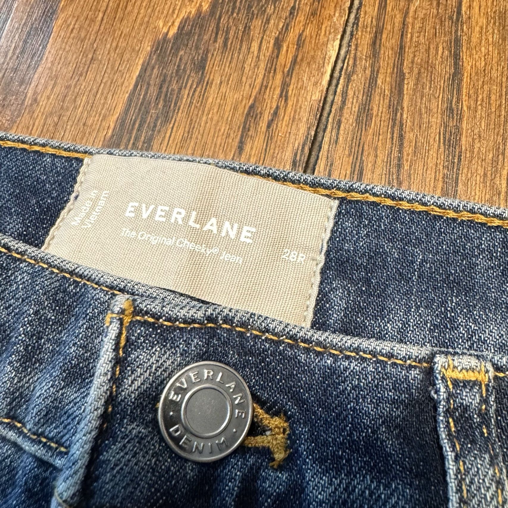 Everlane Everlane Jeans Womens 28R Blue The Original Cheeky Stretch Organic Cotton Size 28" / US 6 / IT 42 - 5 Thumbnail