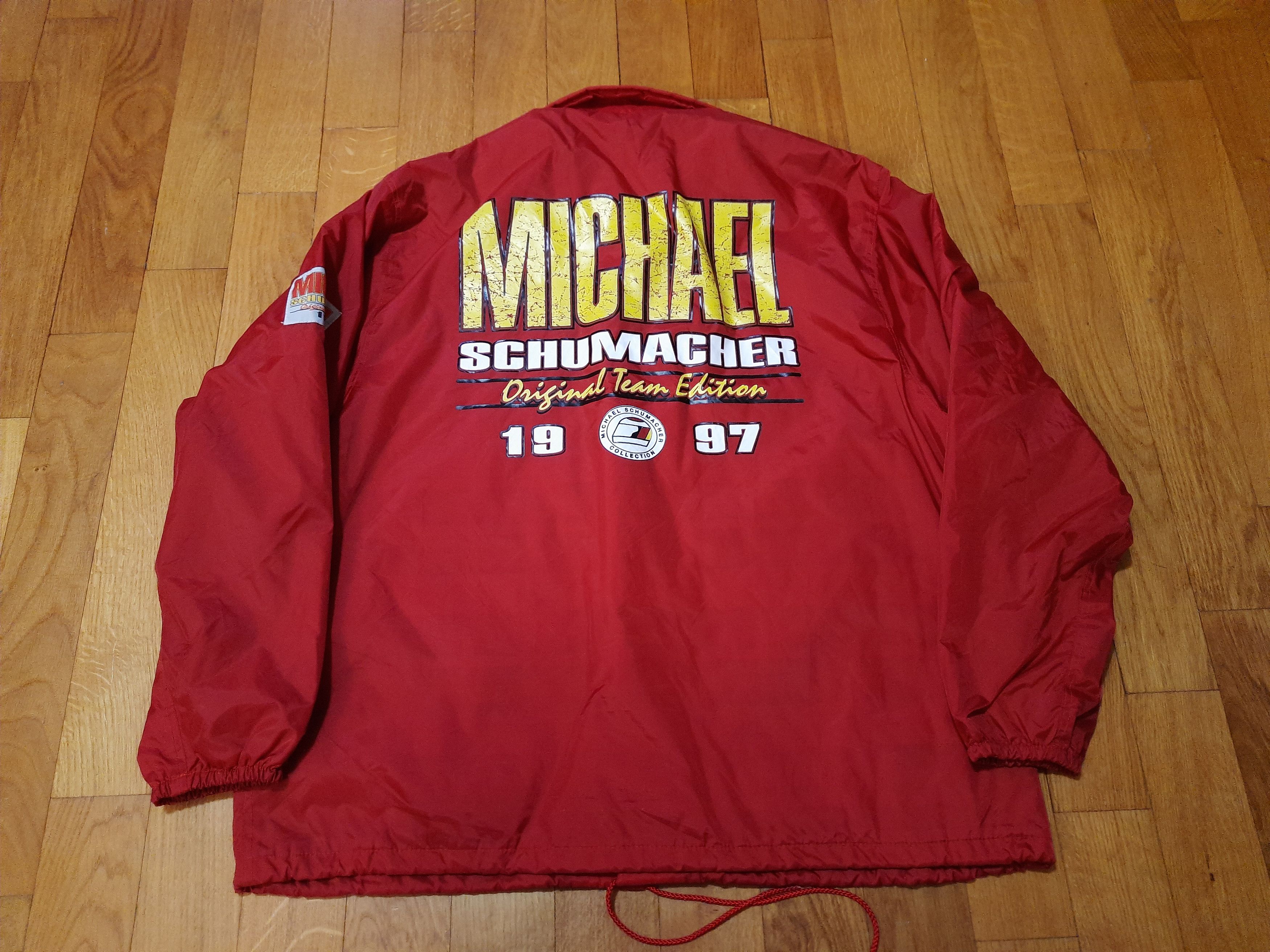 Formula 1 Michael Schumacher Back Logo Ferrari Formula One Jacket Size US L / EU 52-54 / 3 - 1 Thumbnail