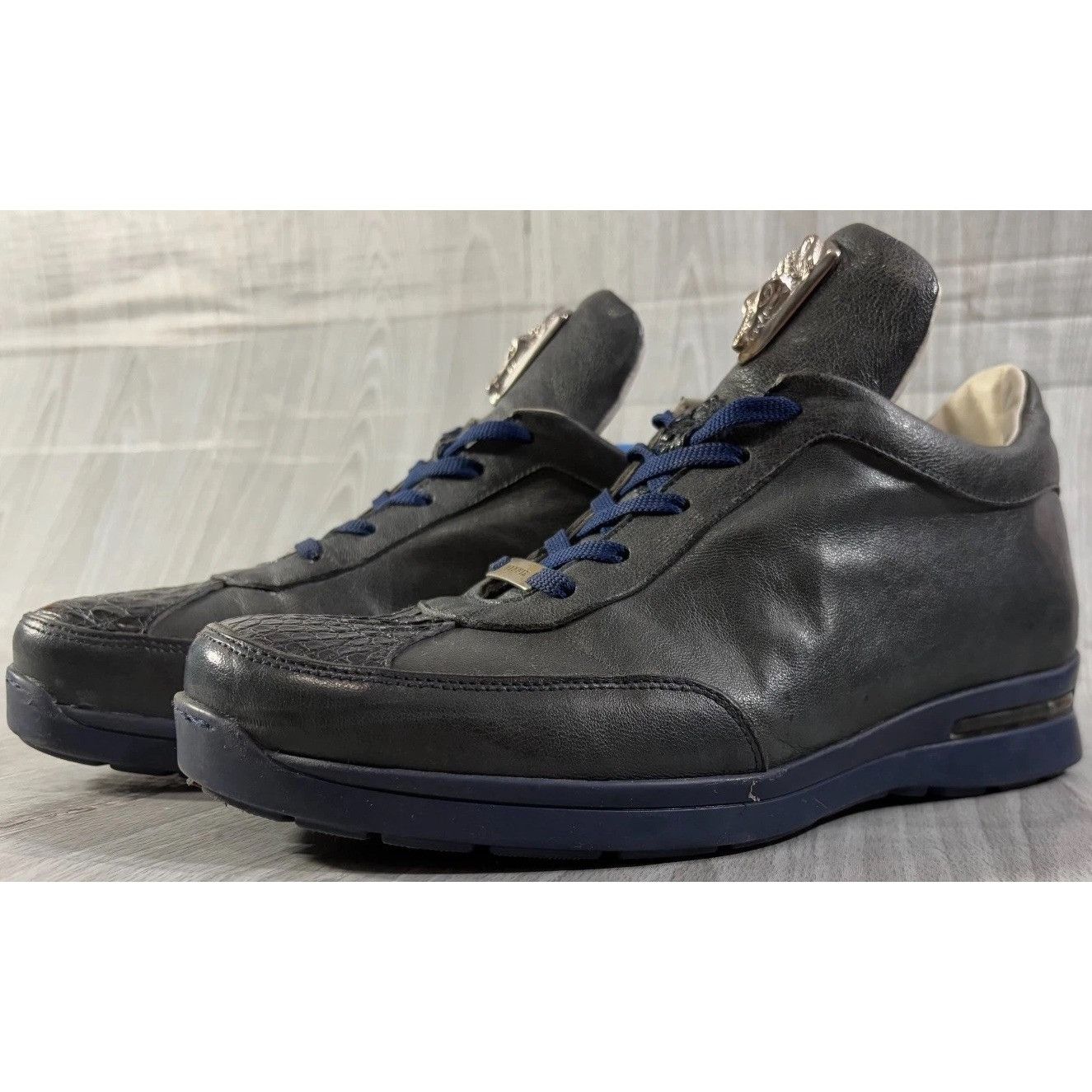 Other Fennix Italy crocodile Leather Sneakers size 42 EU 9 US colo Size US 9 / EU 42 - 2 Thumbnail
