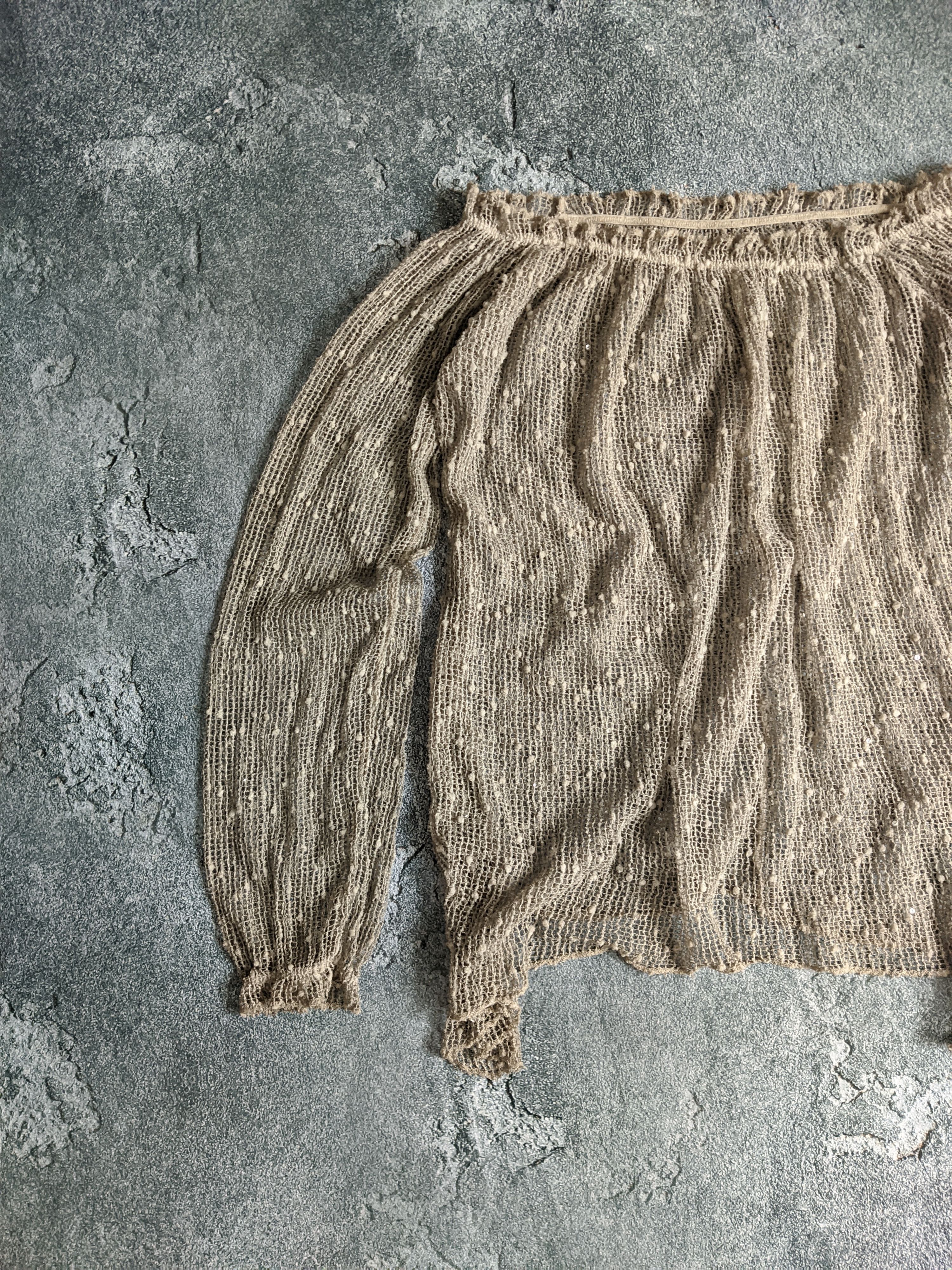 Vintage Vintage mesh long sleeve gothic y2k japanese Size ONE SIZE - 5 Thumbnail