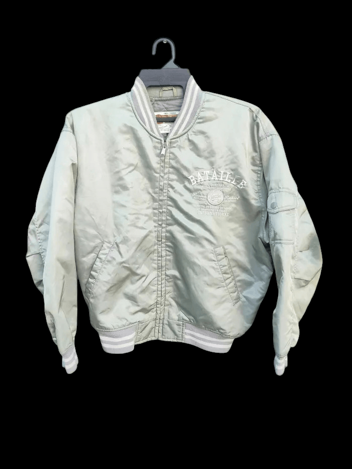 Japanese Brand × Vintage BATAILLE OFF ROAD COMING EMBROIDERED BOMBER JACKET Size US M / EU 48-50 / 2 - 1 Thumbnail