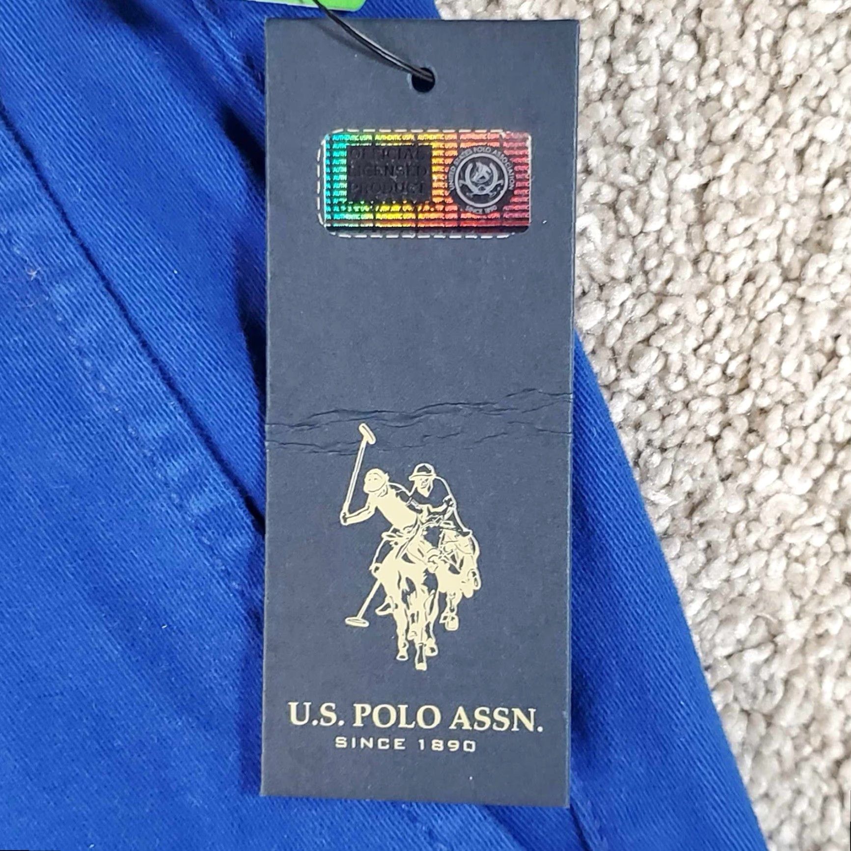 U.S. Polo Assn. U.S. Polo Assn. Men's XS NWT Elastic Waist Jogger Short Style Blue Shorts Size US XS / EU 42 / 0 - 3 Thumbnail