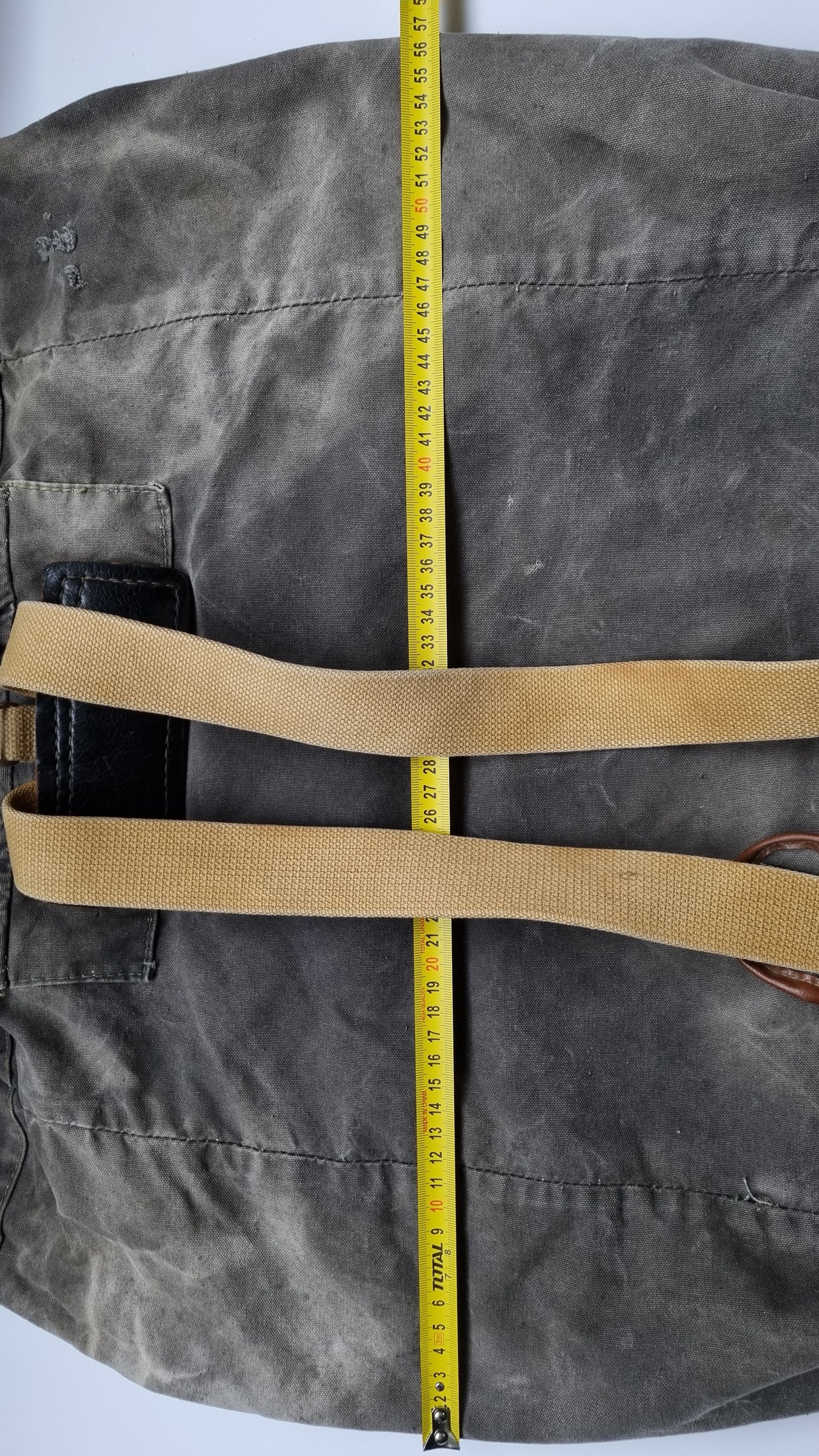 Japanese Brand 50s Vintage Sun Faded Thrashed Backpack Amazing Fade Size ONE SIZE - 8 Thumbnail