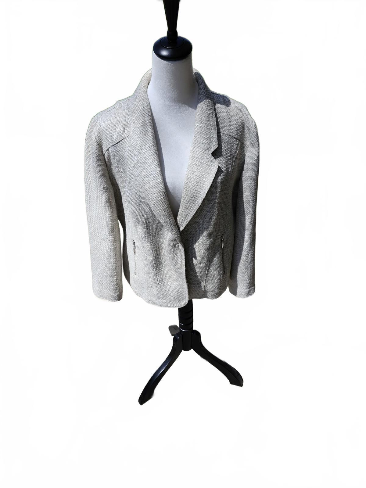 Designer Chicos Blazer lite material Size XS / US 0-2 / IT 36-38 - 1 Thumbnail