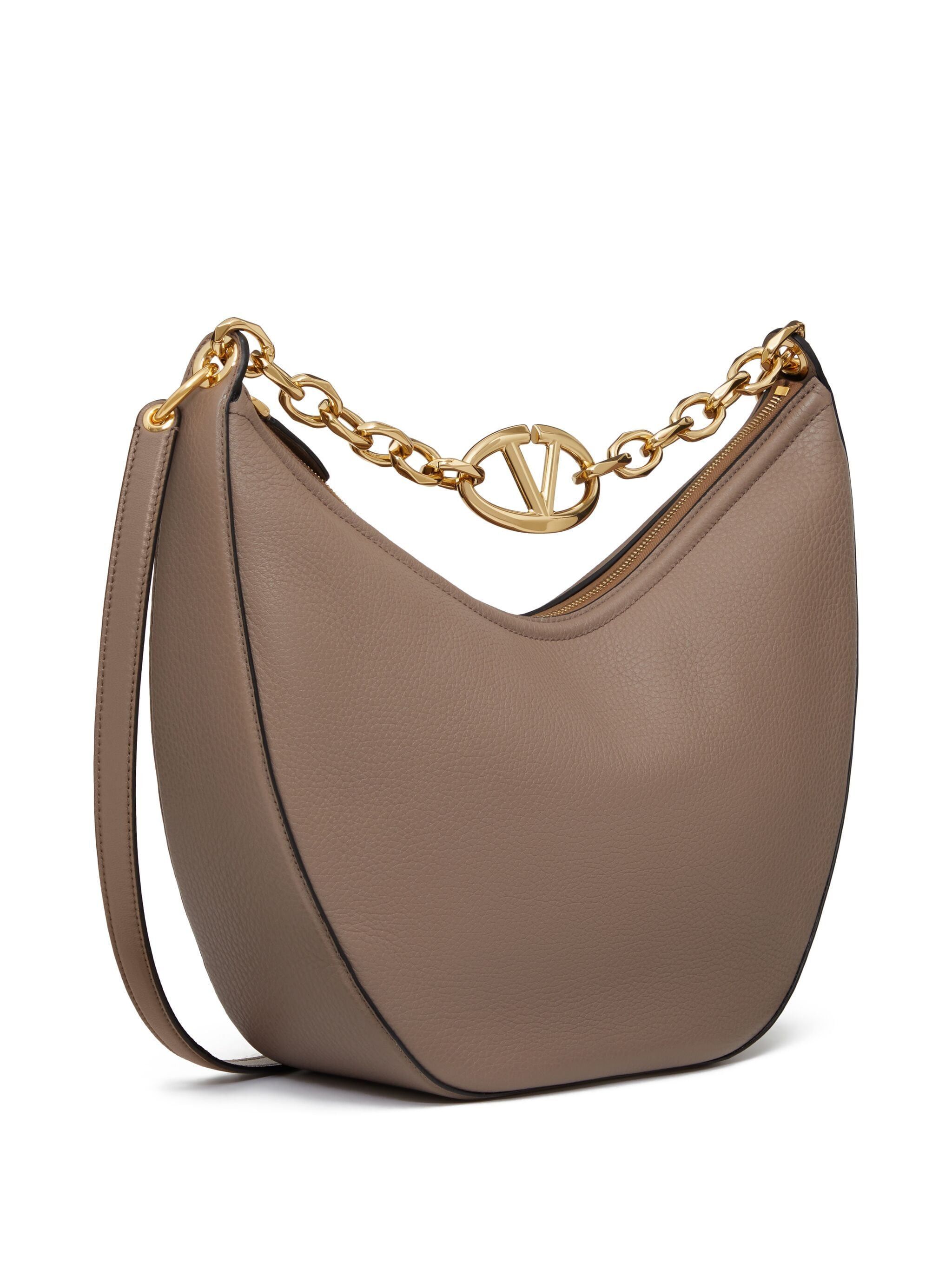 Valentino o1s22i1n0924 Size: OS / Medium Vlogo Moon Hobo Bag Size ONE SIZE - 4 Thumbnail