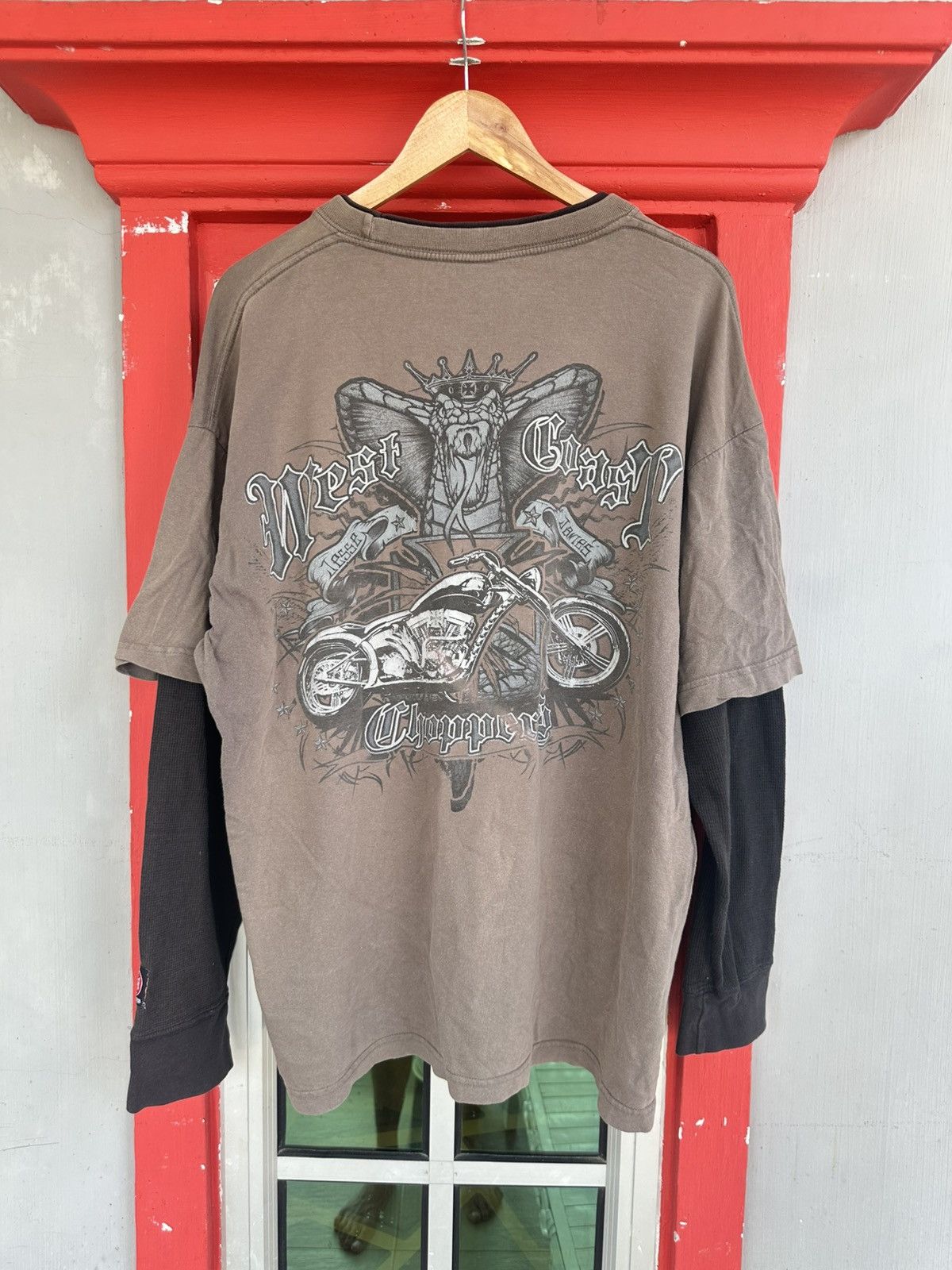 West Coast Choppers Vintage West Coast Choppers Jesse James LS Tee Size US XL / EU 56 / 4 - 1 Thumbnail