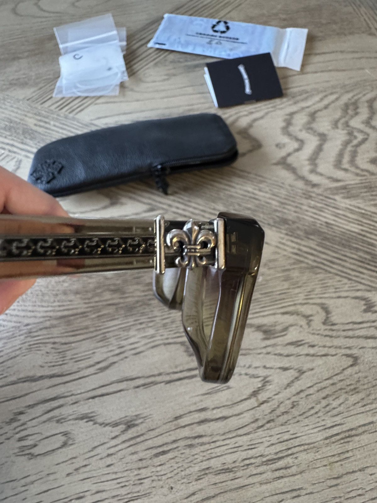 Chrome Hearts Chrome Hearts “See You In Tea” Olive Glasses Size ONE SIZE - 5 Thumbnail