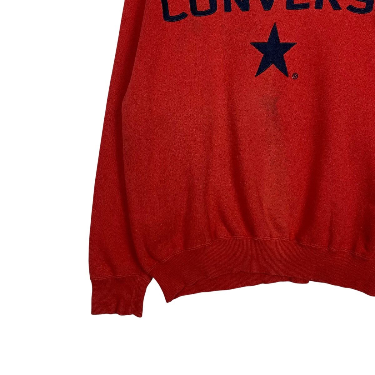 Converse CONVERSE Embroidery Big Logo Crewneck Sweatshirt #1969-C86 Size US L / EU 52-54 / 3 - 3 Thumbnail